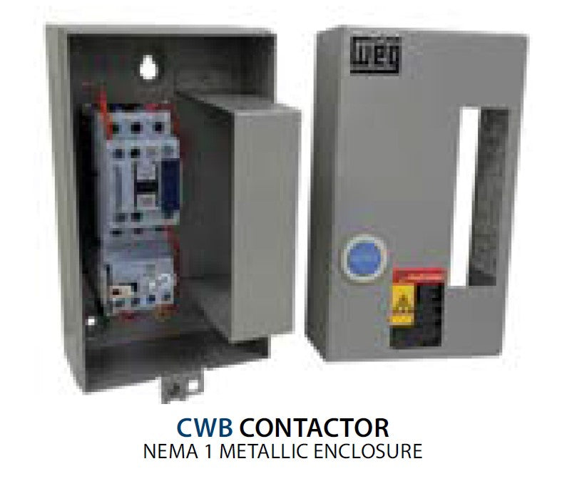 7.5HP, 1PH, 38A, 208-240V, 25-40A WEG Magnetic Starter - WEG38-7.5-1-230