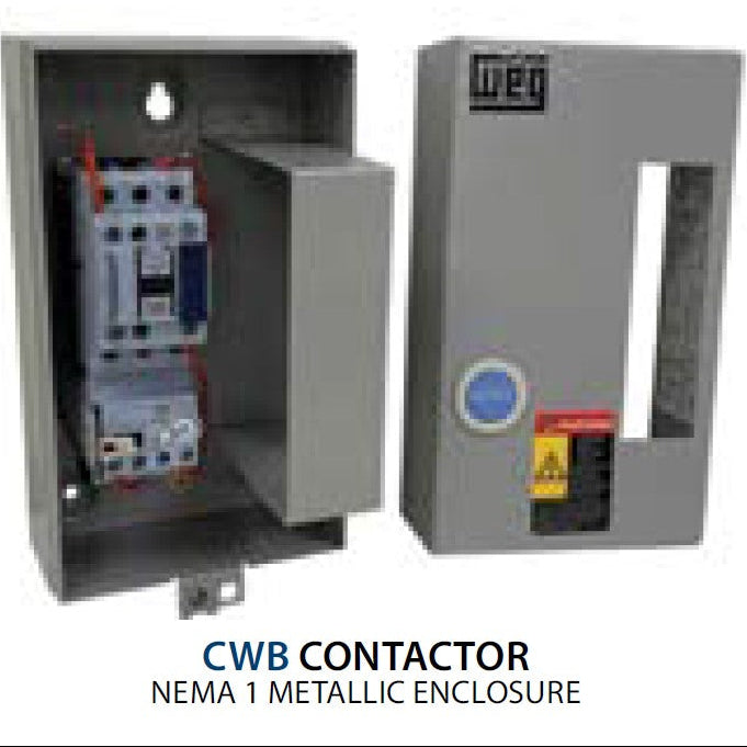 7.5HP, 1PH, 32A, 208-240V, 22-32A WEG Magnetic Starter - WEG32-5-1-230 - ESWS-B32V24E-RM34