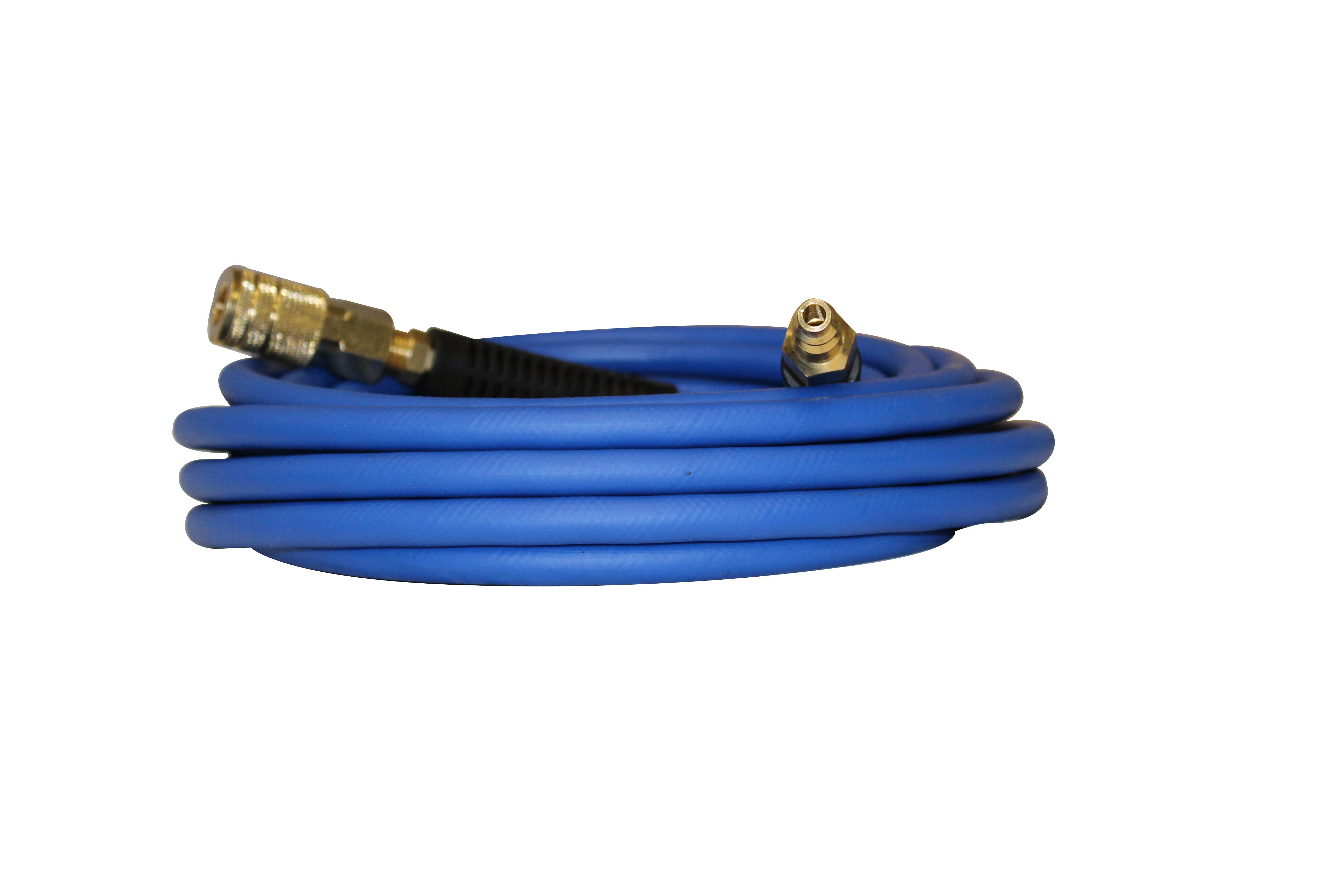 California Air Tools Hybrider Flex 1/4in 25ft Hybrid Air Hose with Quick Connect Air Fittings | HFH25.25