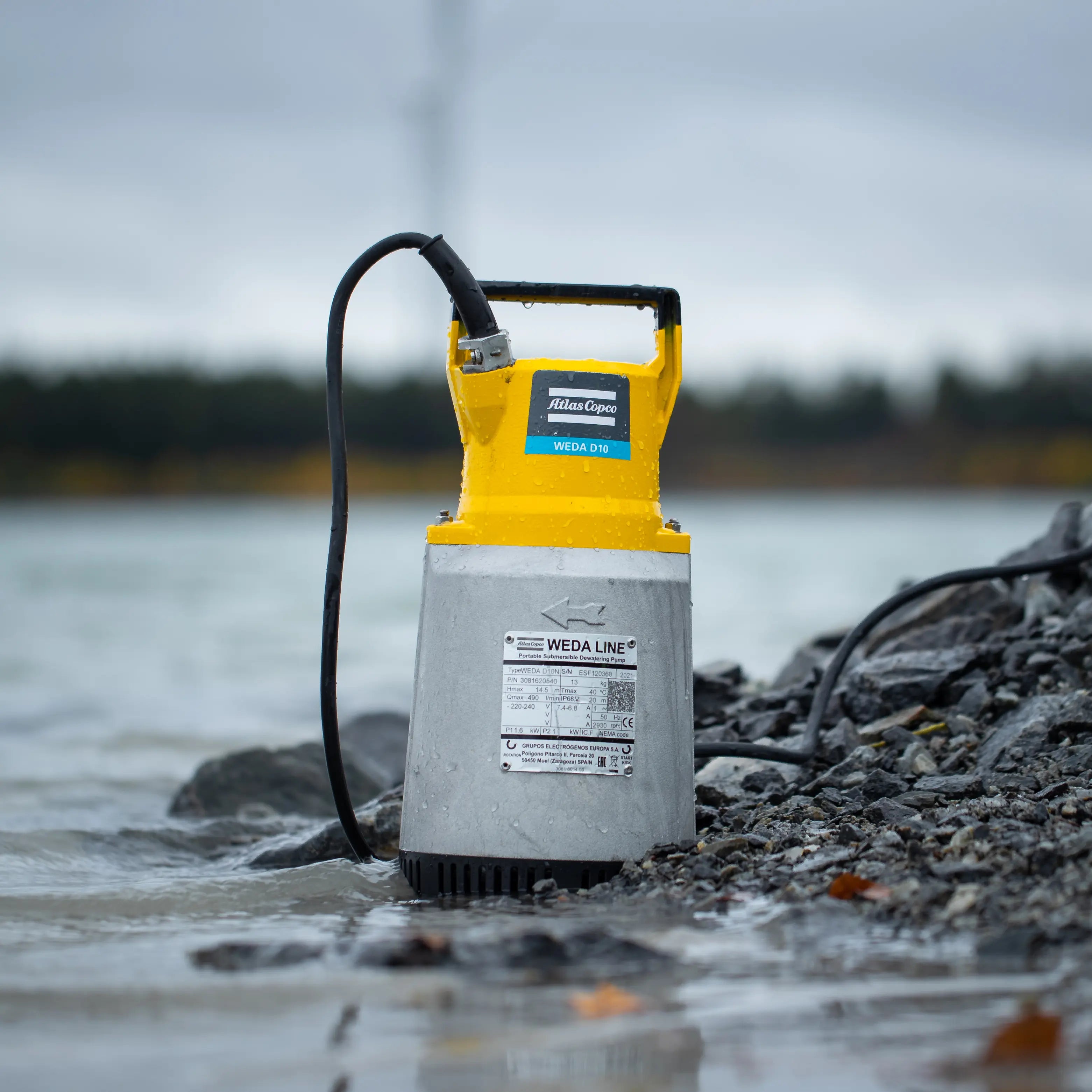 Submersible Pump - WEDA D10N 115V 60HZ 1 ~ CSA 2" NPT by Atlas Copco