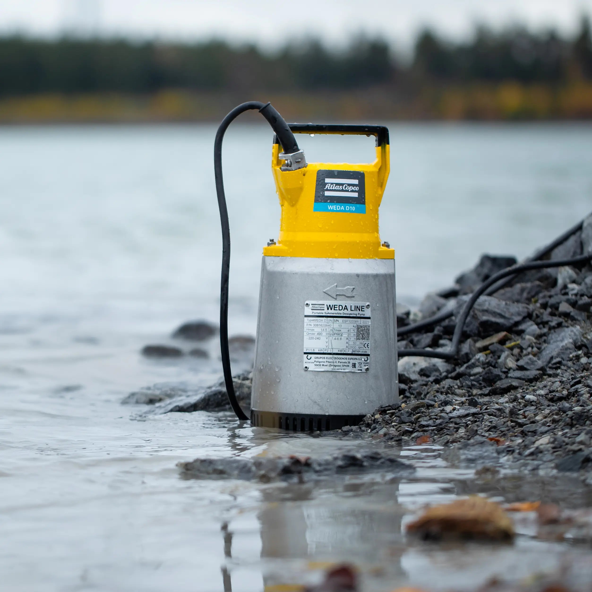 Submersible Pump - WEDA D10N 115V 60HZ 1 ~ CSA 2" NPT by Atlas Copco