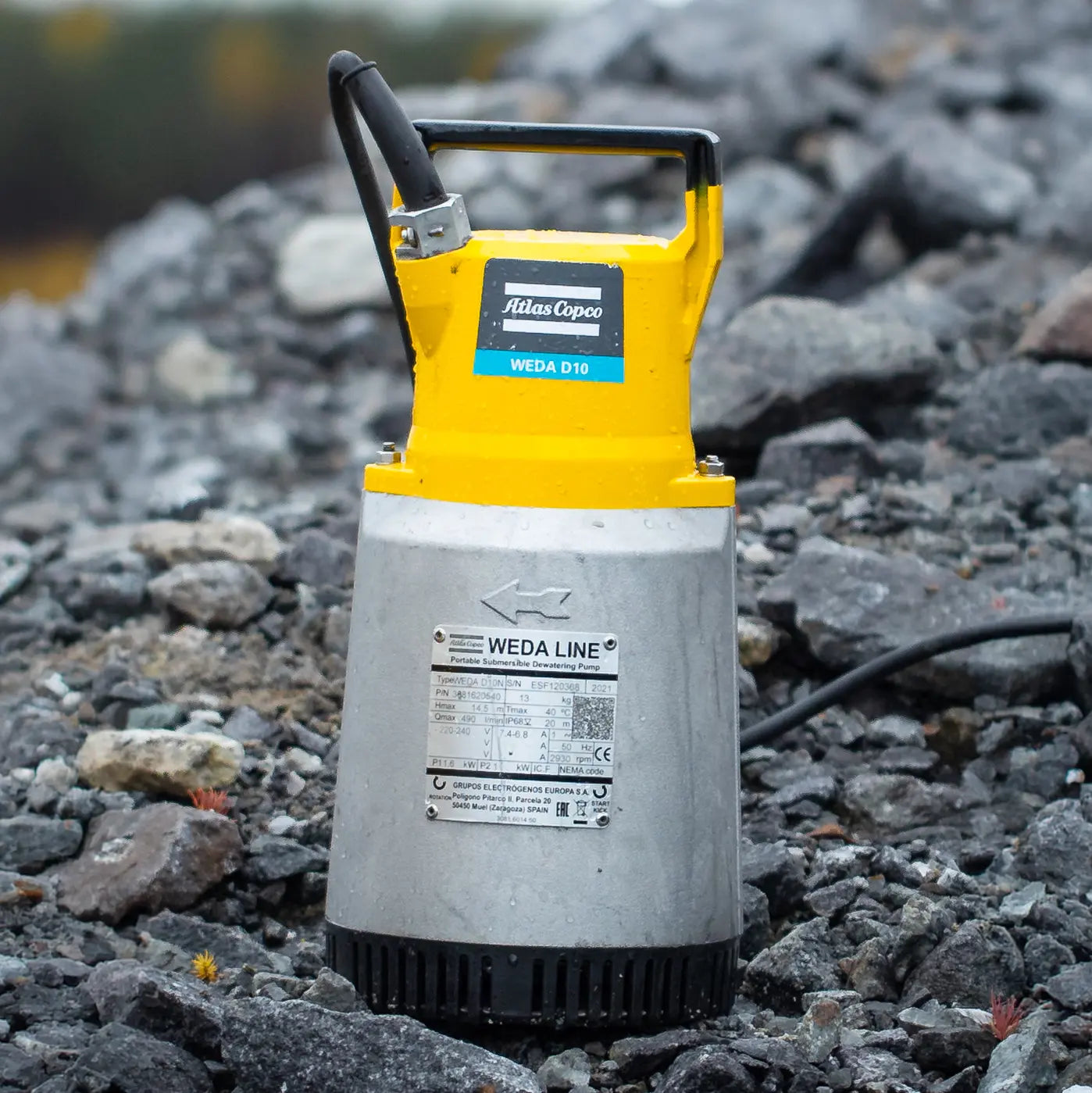 Submersible Pump - WEDA D10N 220-240V 60HZ 1~ CSA 2"NPT by Atlas Copco