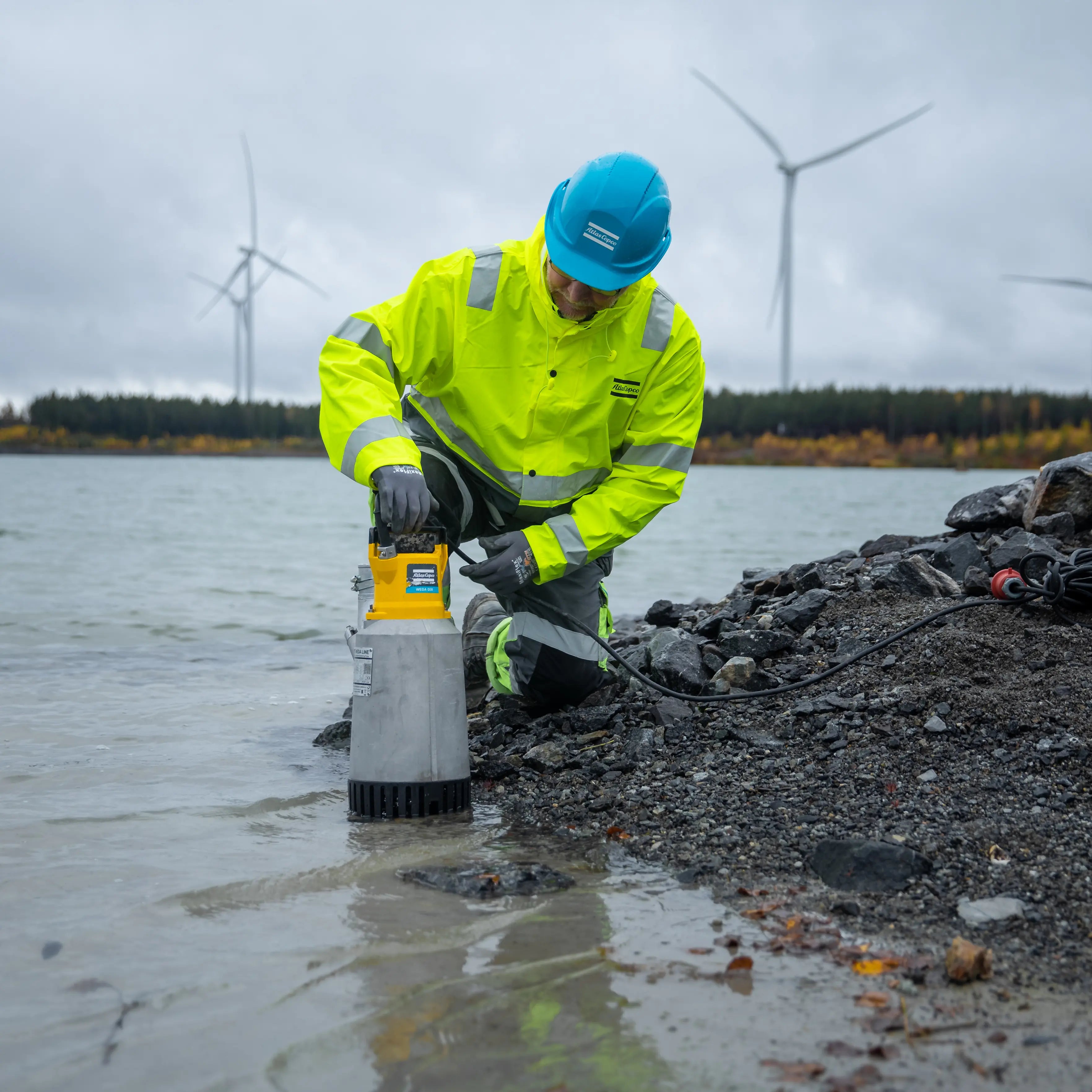 Submersible Pump - WEDA D30N 220-240VY// 60HZ CSA 3" NPT by Atlas Copco