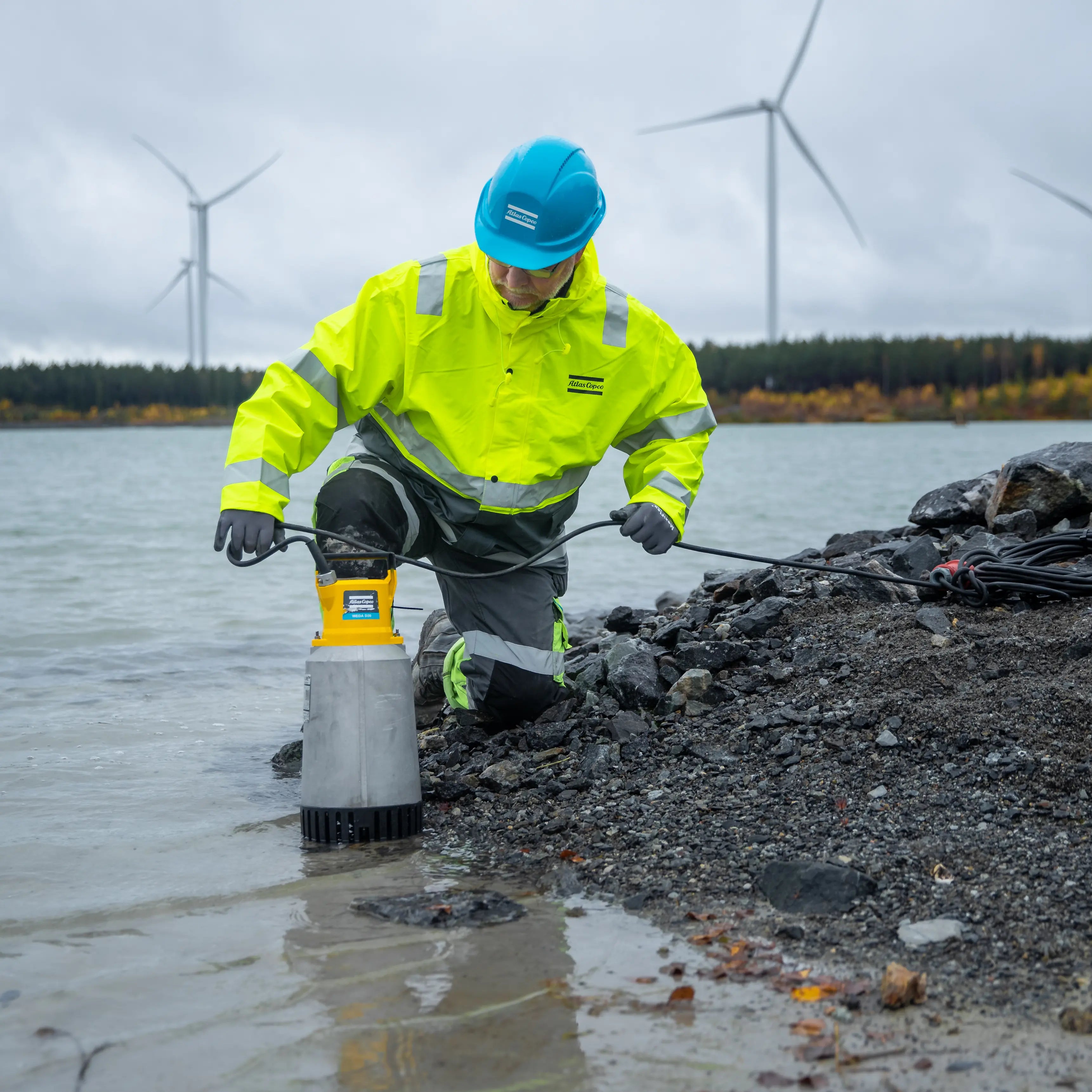 Submersible Pump - WEDA D30L 220-240V 60HZ 1~ CSA 3"NPT by Atlas Copco