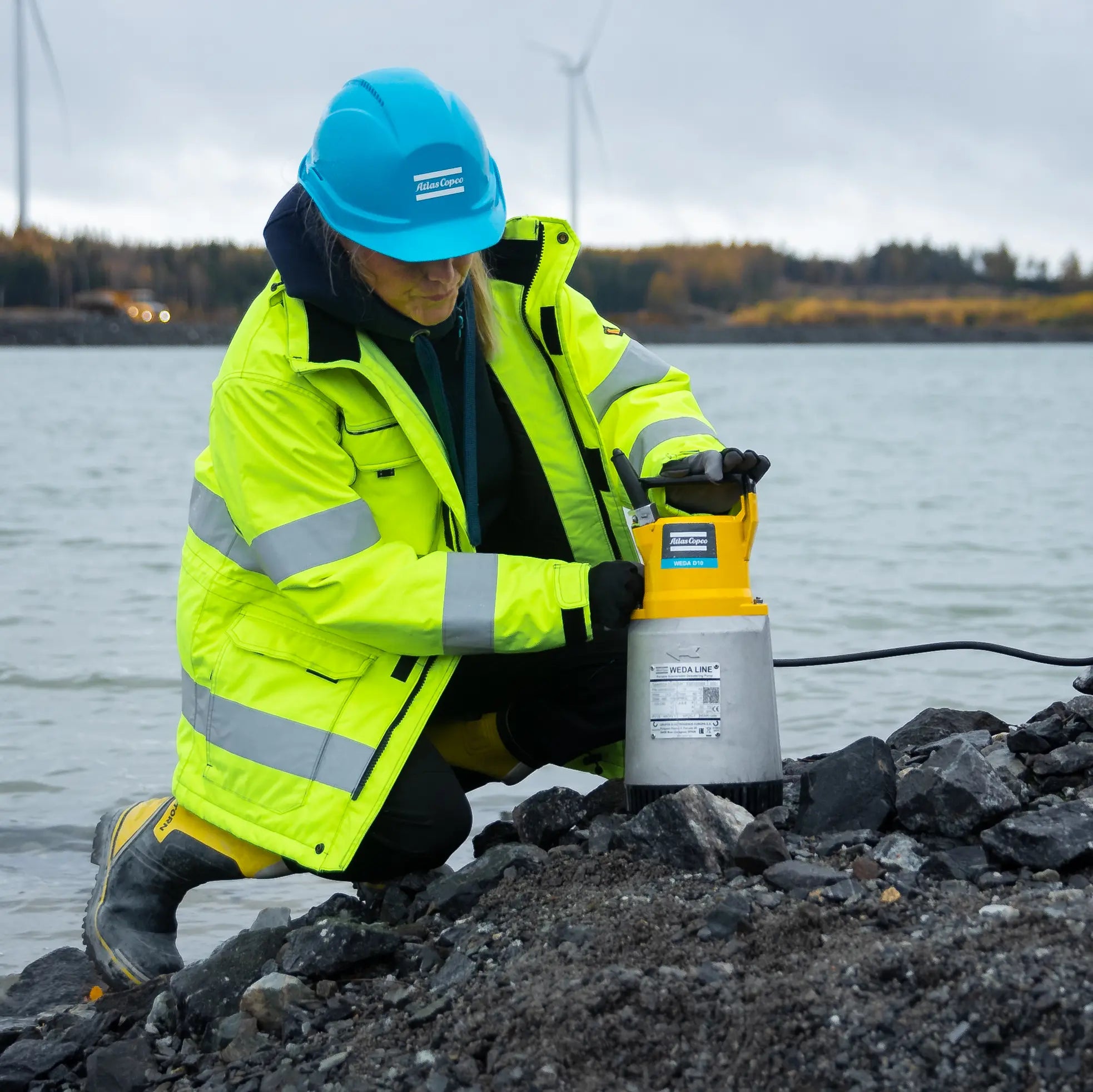 Submersible Pump - WEDA D10N 460V YSER 60HZ CSA 2"NPT by Atlas Copco