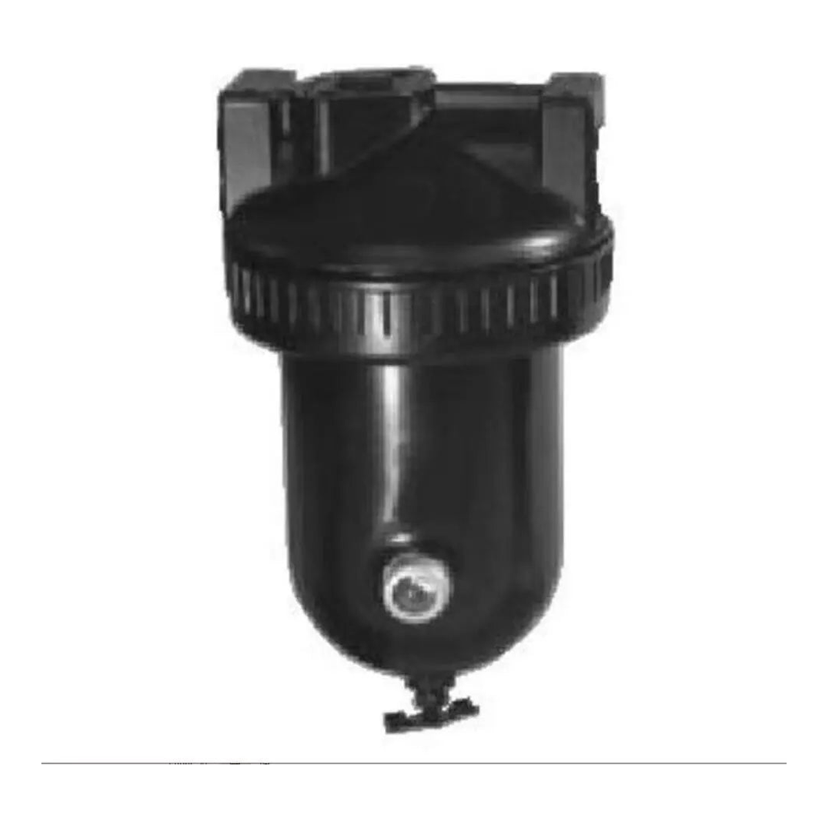 Arrow Pneumatics F419 Oilescer Super High-Flow Oil-Removing Filter — 3" NPT, 0.9 Micron, Automatic Float Drain with Differential-Pressure Indicator