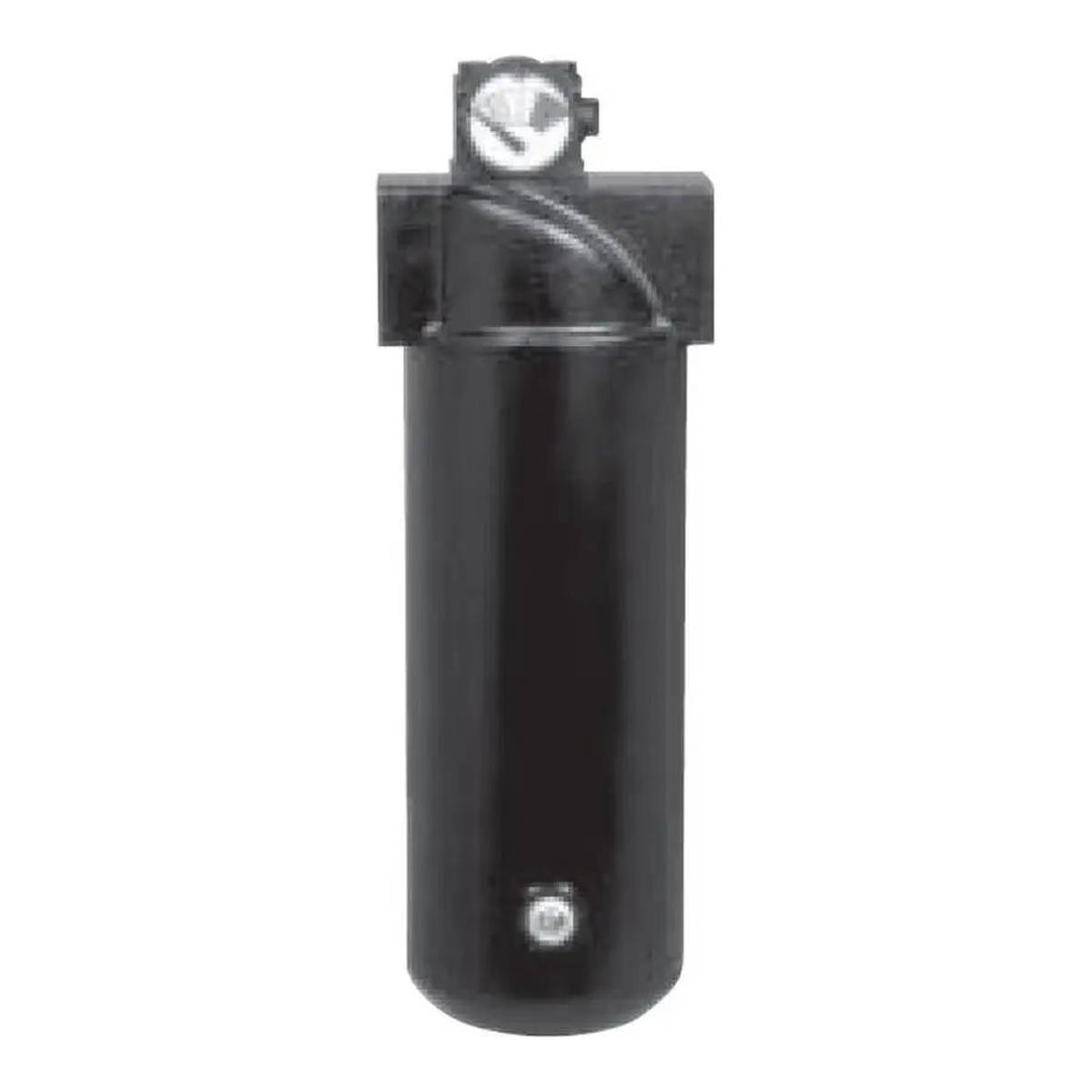 Arrow Pneumatics F610 Super High-Flow Charcoal Adsorber Filter — 100 oz Metal Bowl, Oil Vapor Removal