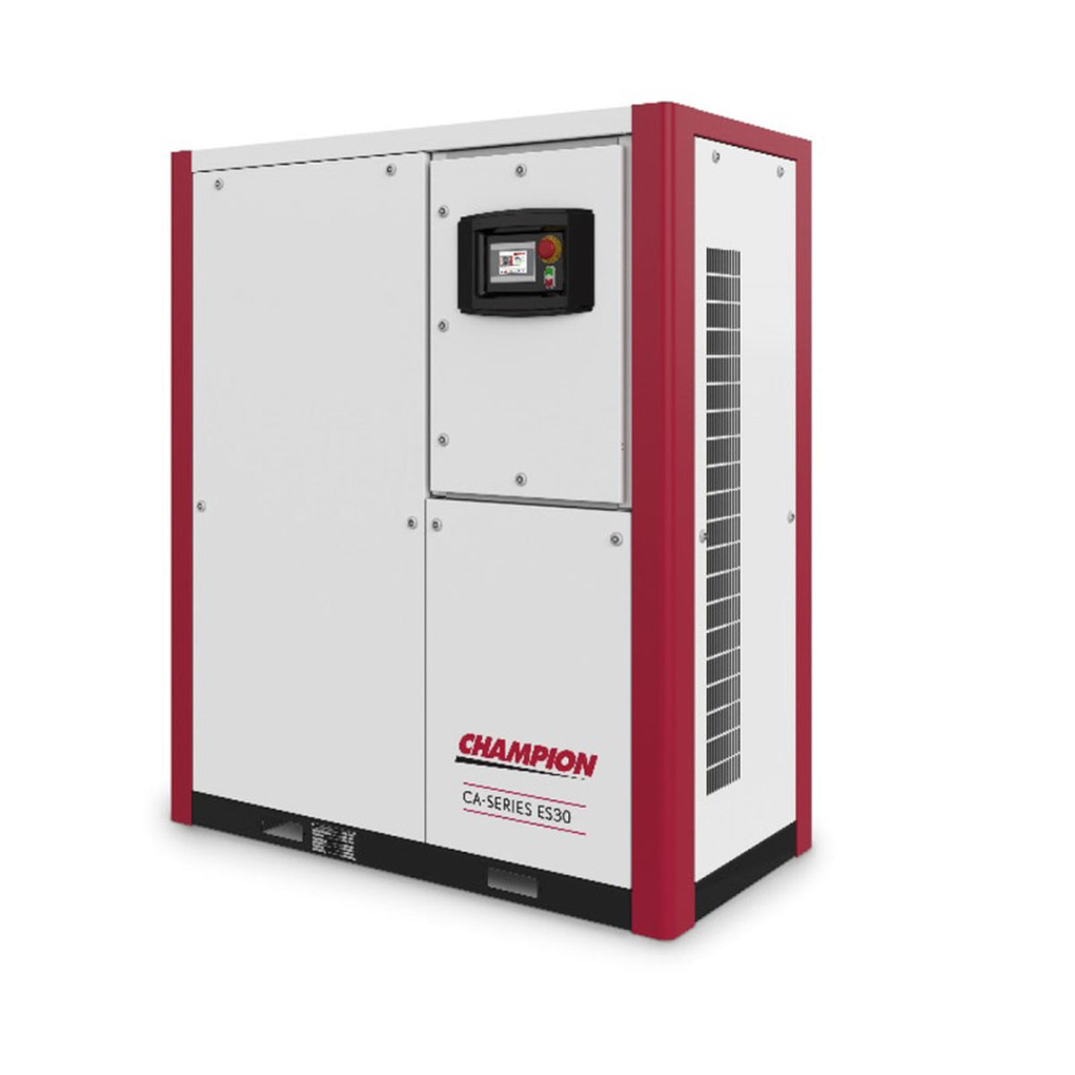 Champion CA-Series ES30 T enclosed oil-free rotary scroll air compressor, triplex base mounted