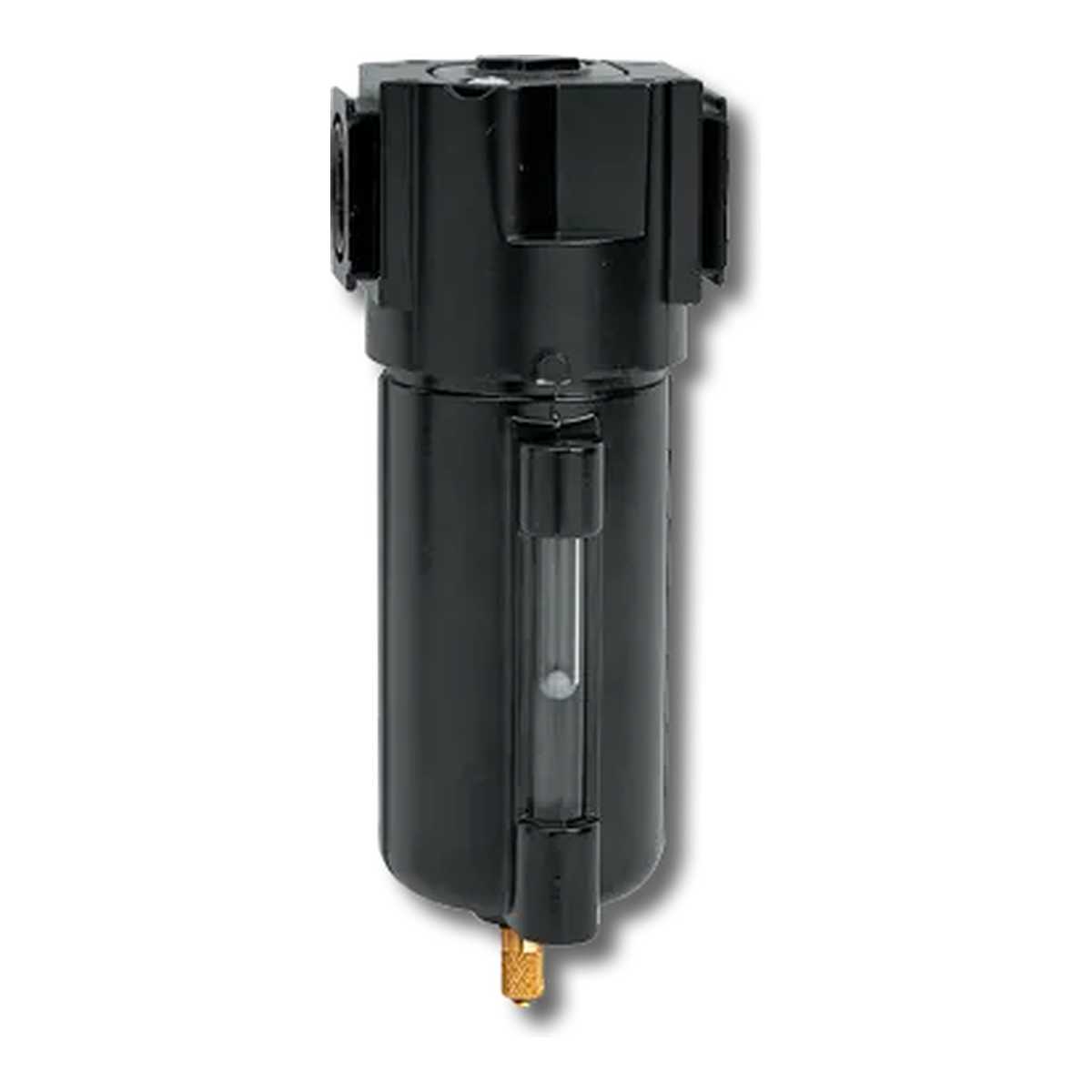 Arrow Pneumatics 1/4" Coalescing Filter — 0.03 Micron, 24 SCFM, Auto Float Drain, 6 oz Metal Bowl