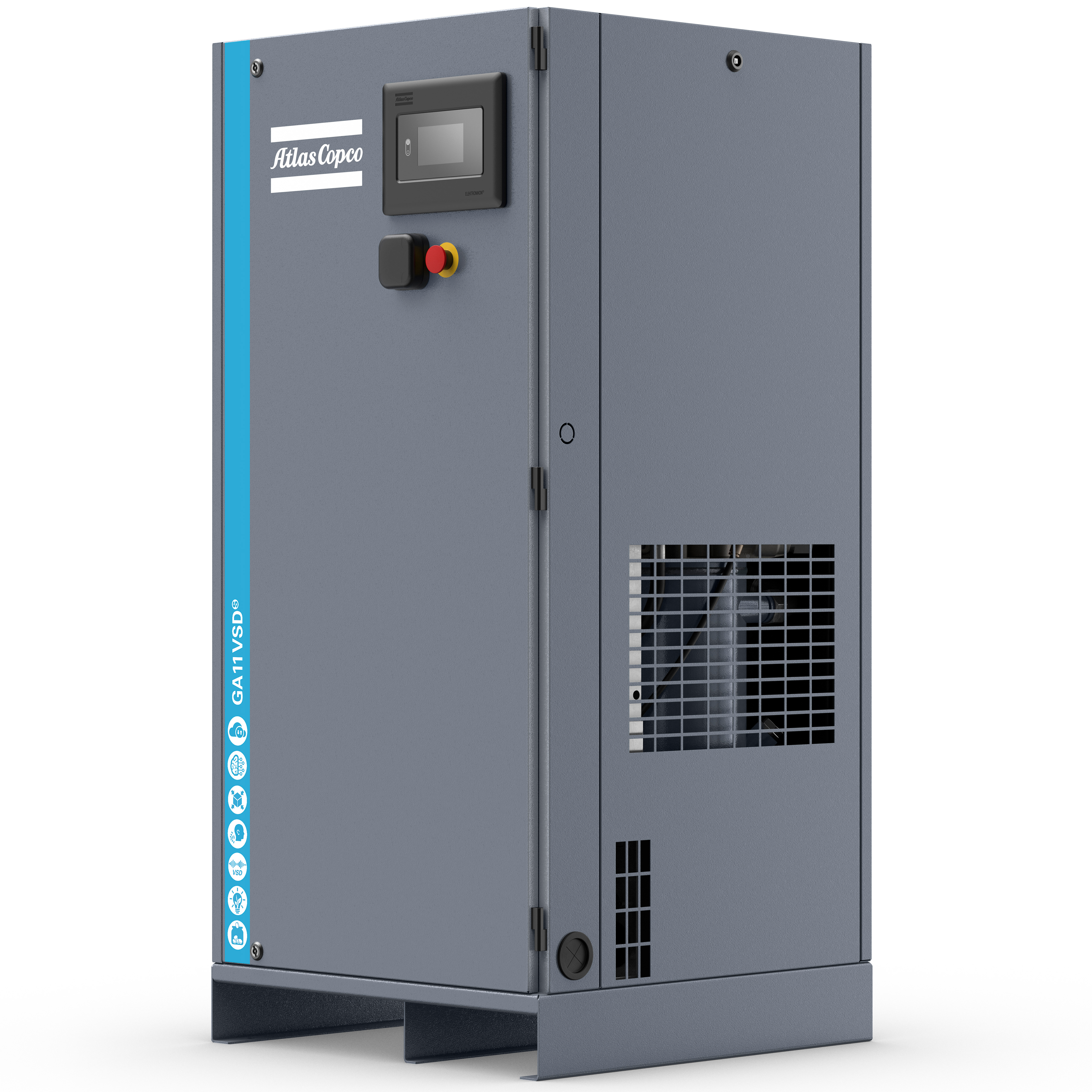 Atlas Copco GA5-18VSDS Variable Speed Rotary Screw Air Compressor Series