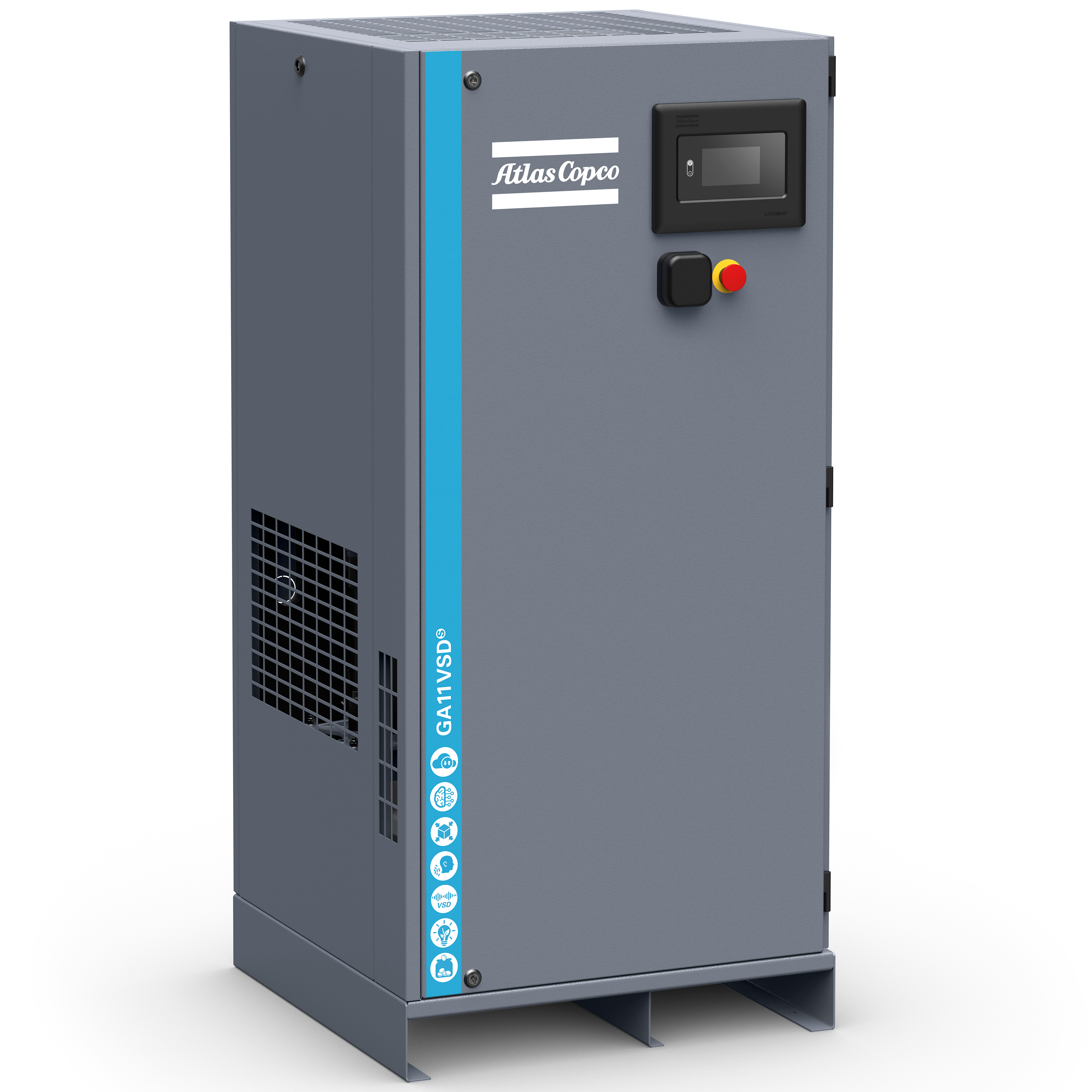 Atlas Copco GA5-18VSDS Variable Speed Rotary Screw Air Compressor Series