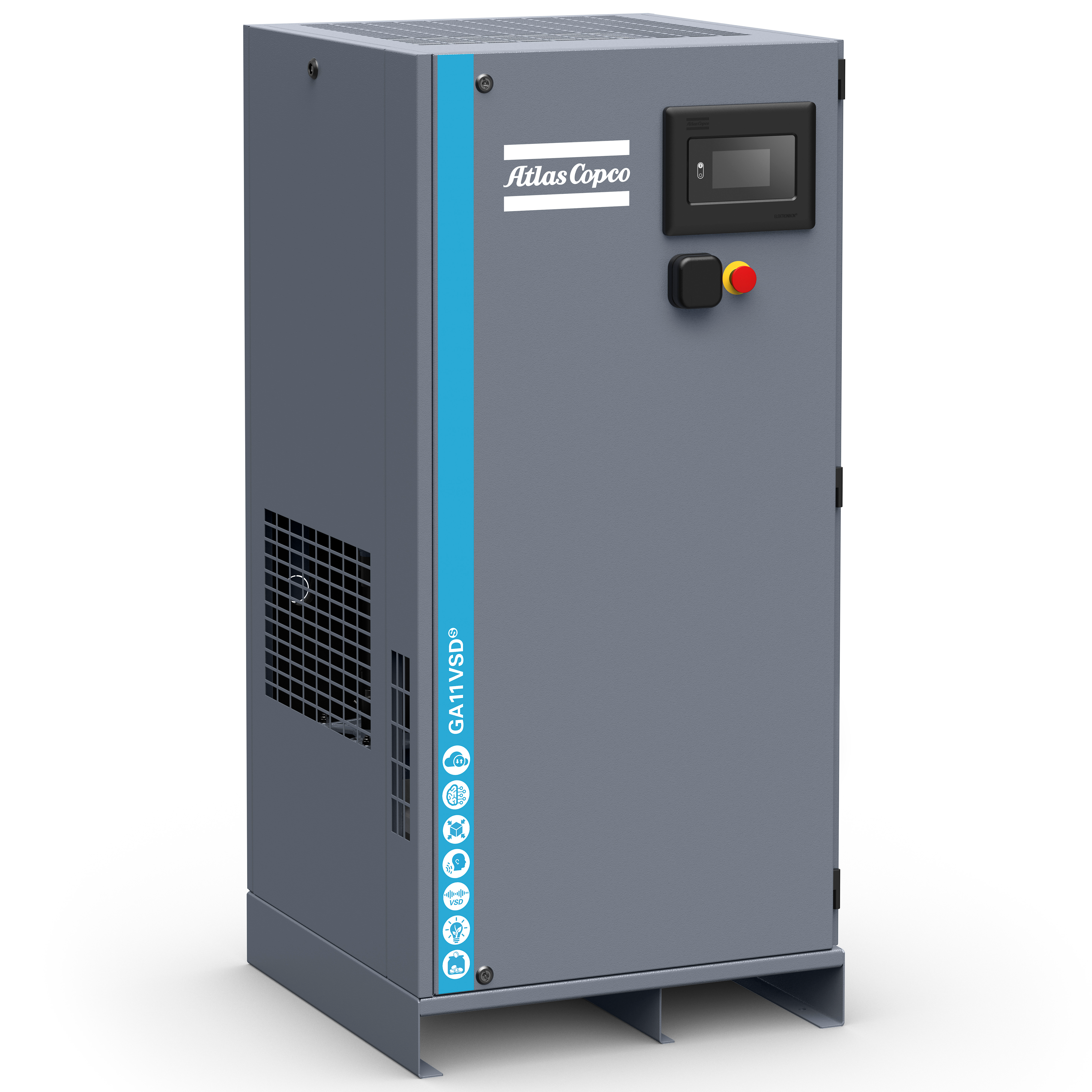 Atlas Copco GA5-18VSDS Variable Speed Rotary Screw Air Compressor Series