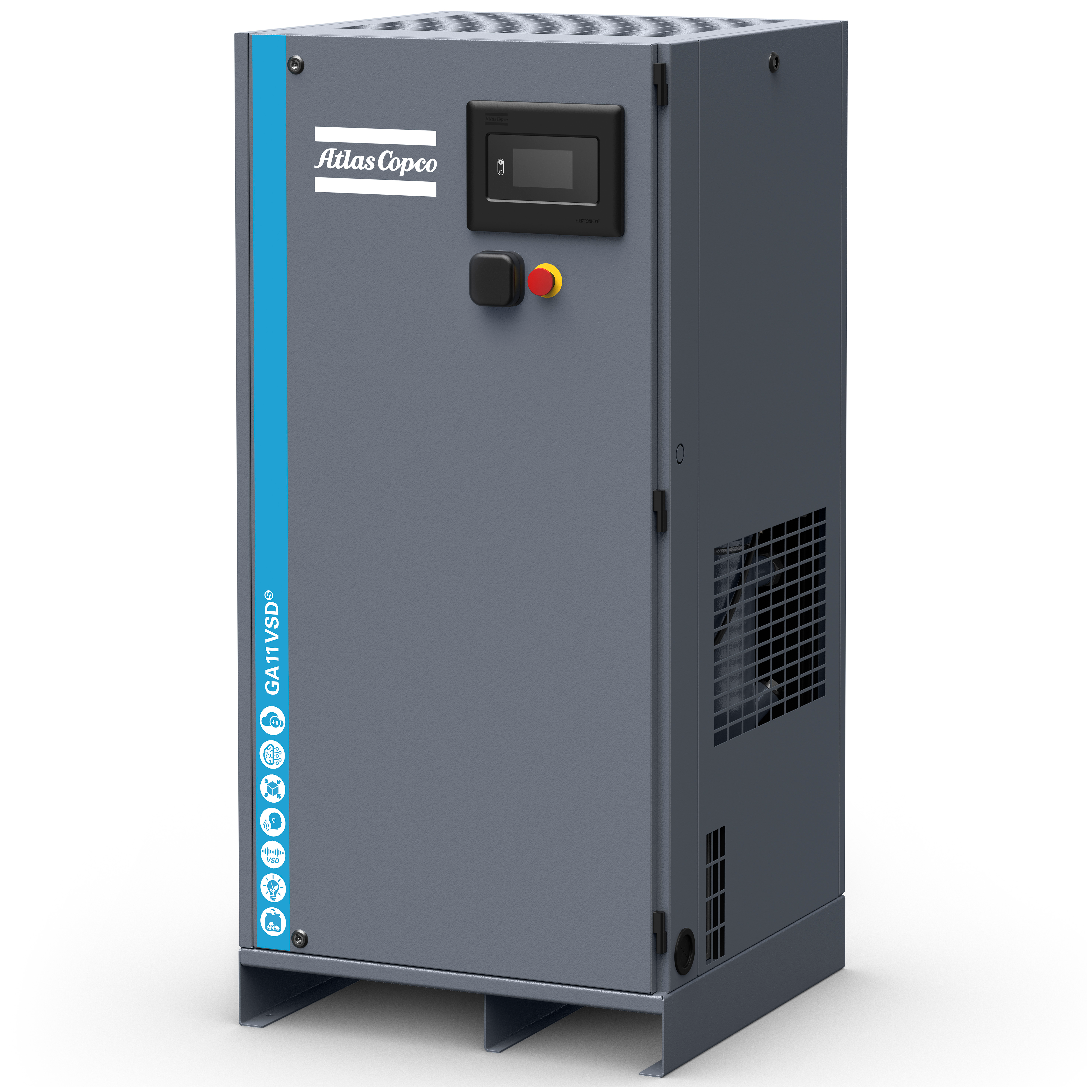 Atlas Copco GA5-18VSDS Variable Speed Rotary Screw Air Compressor Series