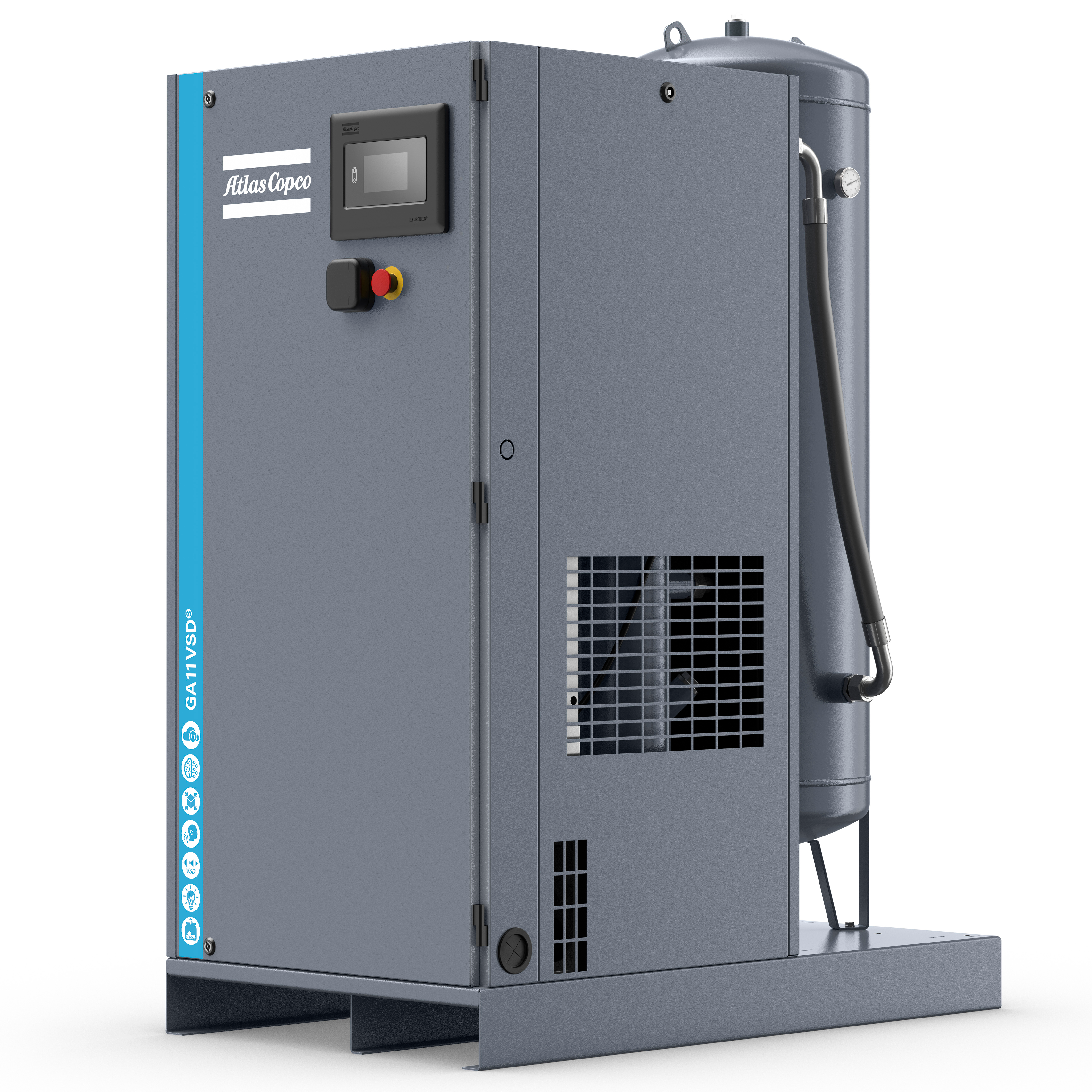 Atlas Copco GA5-18VSDS Variable Speed Rotary Screw Air Compressor Series