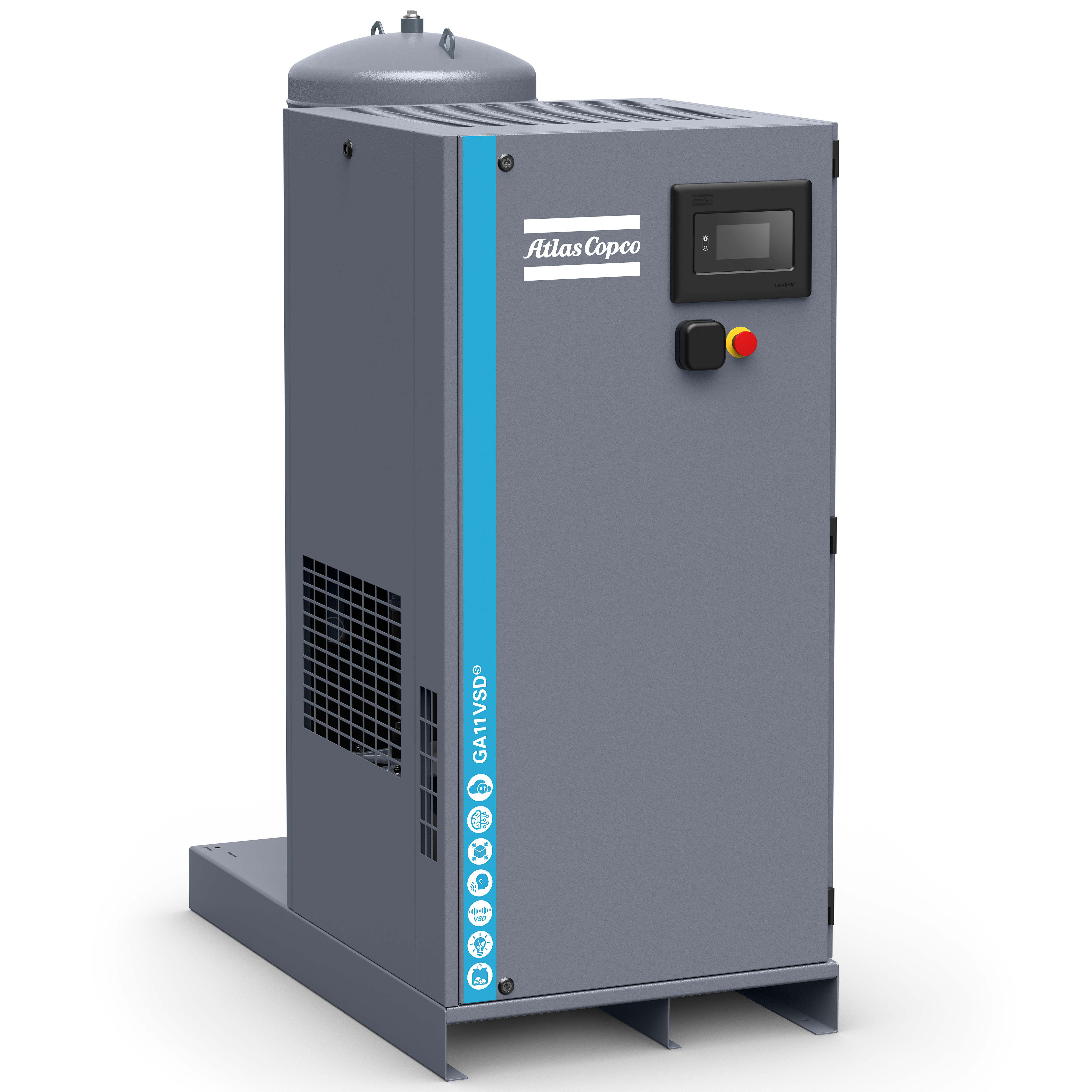 Atlas Copco GA5-18VSDS Variable Speed Rotary Screw Air Compressor Series