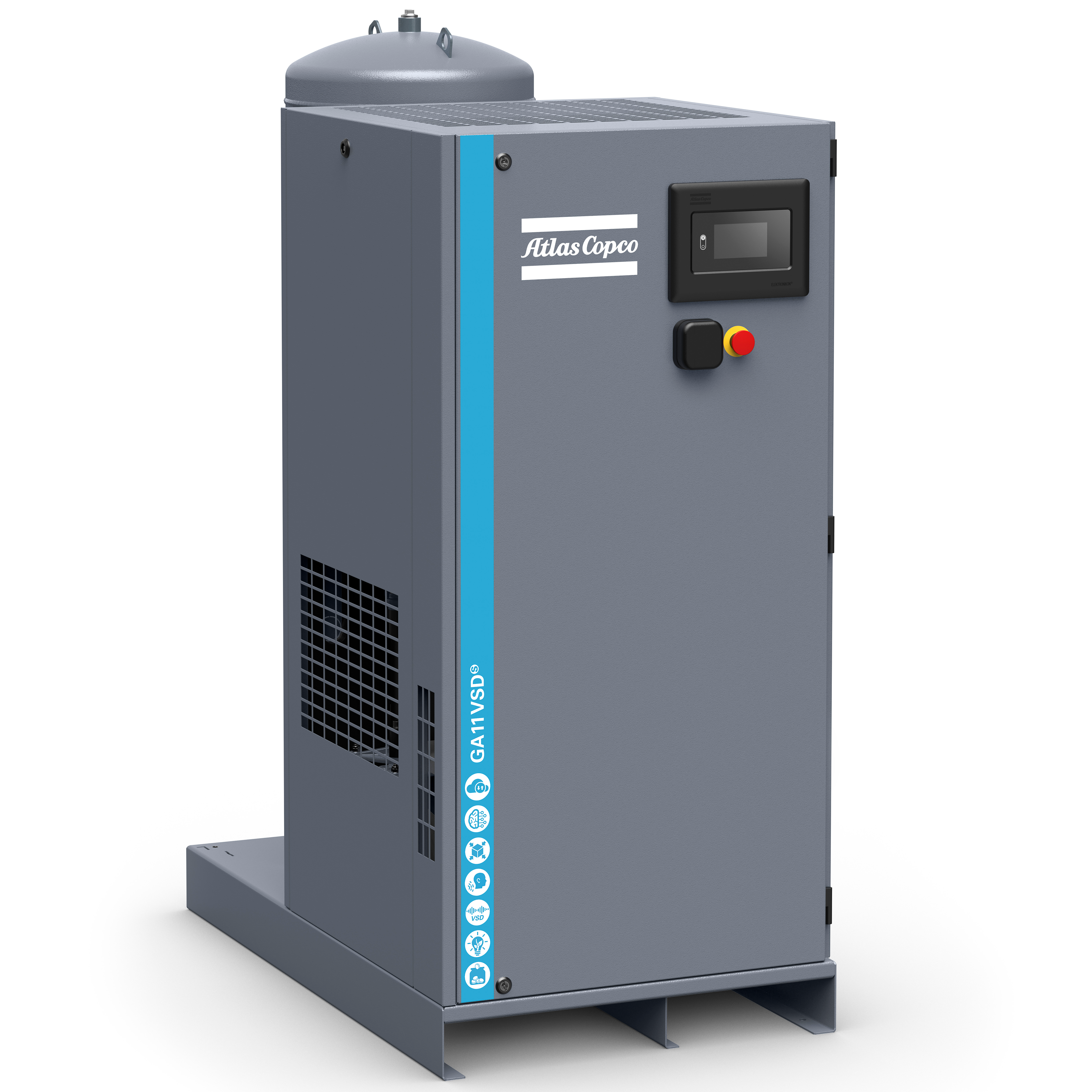 Atlas Copco GA5-18VSDS Variable Speed Rotary Screw Air Compressor Series