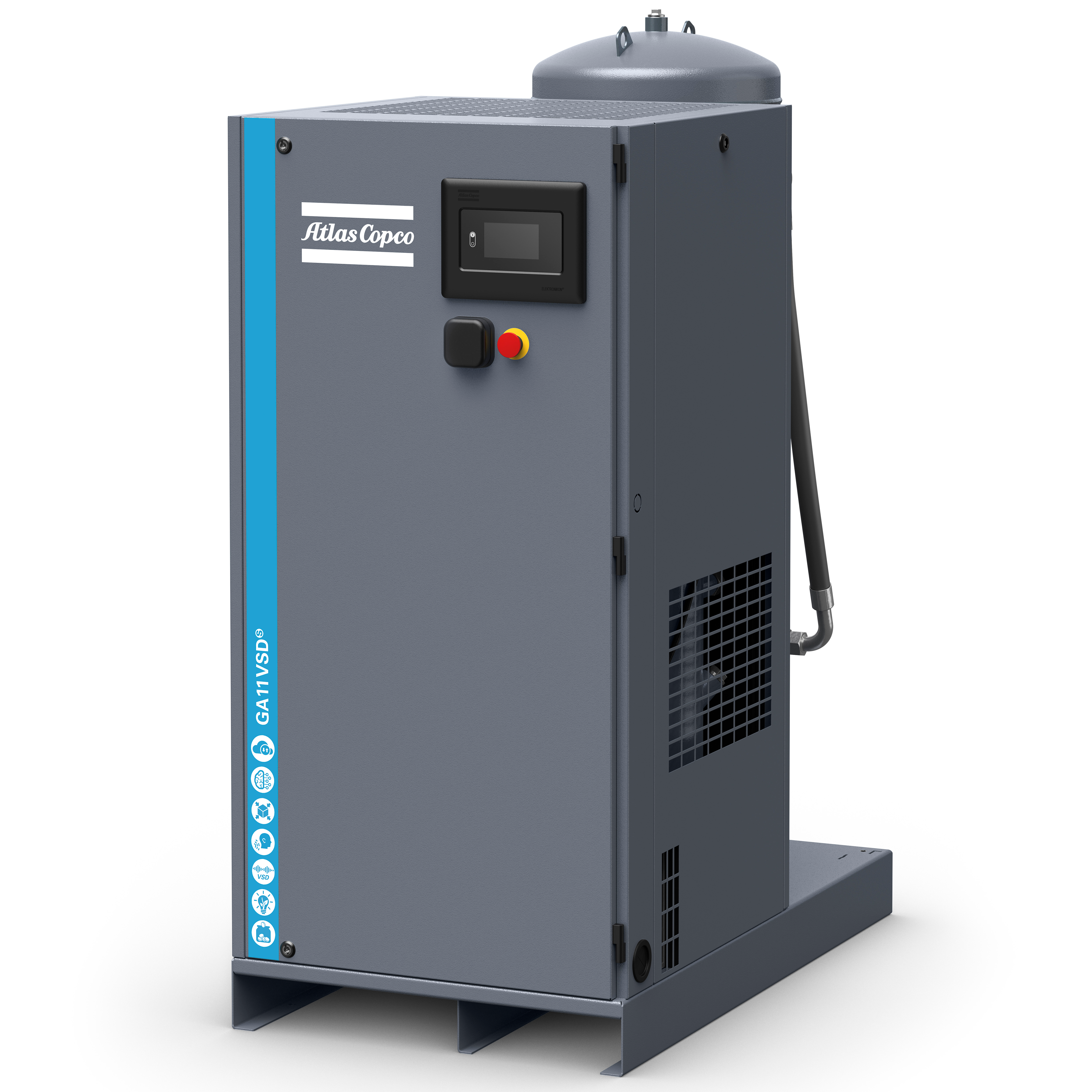 Atlas Copco GA5-18VSDS Variable Speed Rotary Screw Air Compressor Series