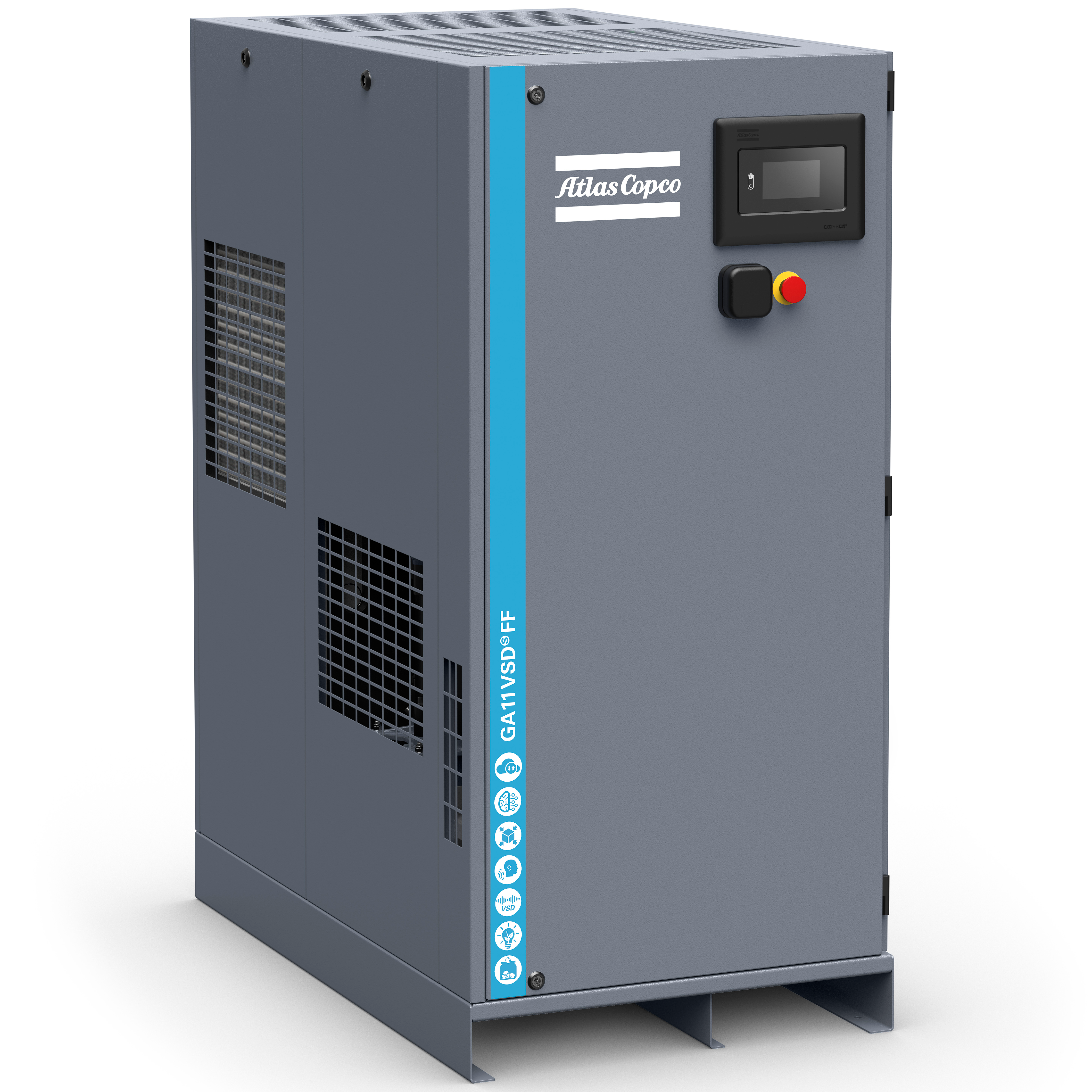 Atlas Copco GA5-18VSDS Variable Speed Rotary Screw Air Compressor Series
