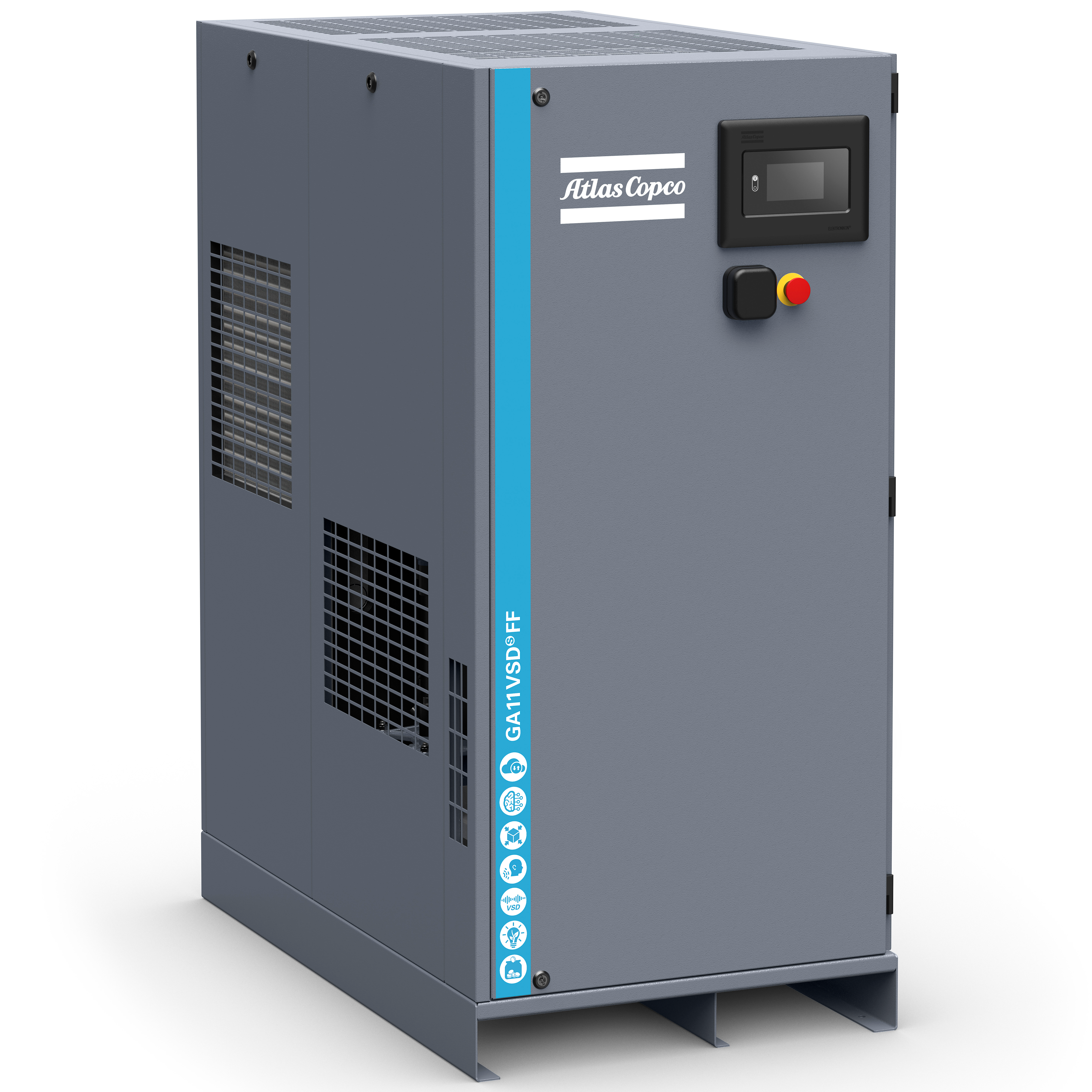 Atlas Copco GA5-18VSDS Variable Speed Rotary Screw Air Compressor Series