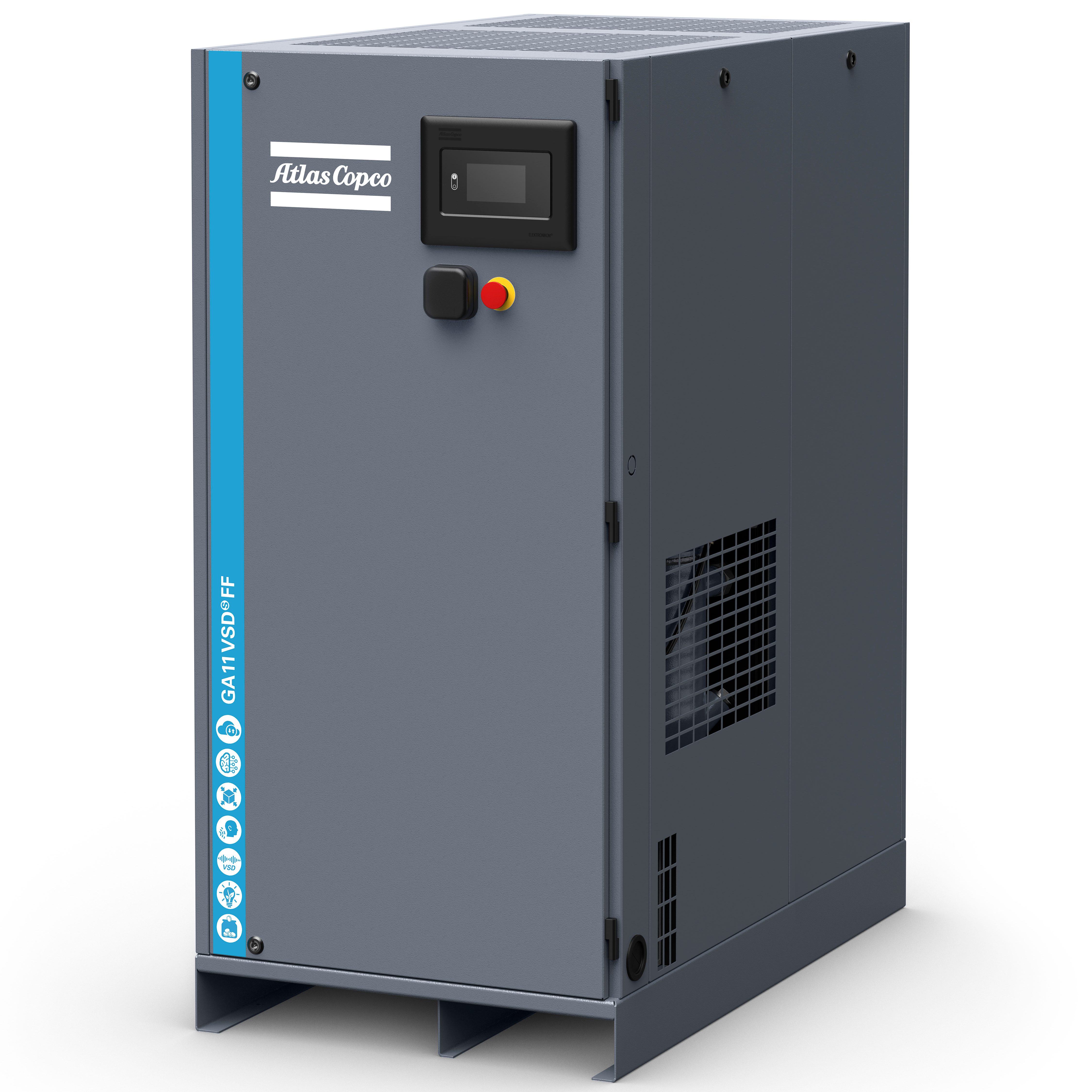 Atlas Copco GA5-18VSDS Variable Speed Rotary Screw Air Compressor Series