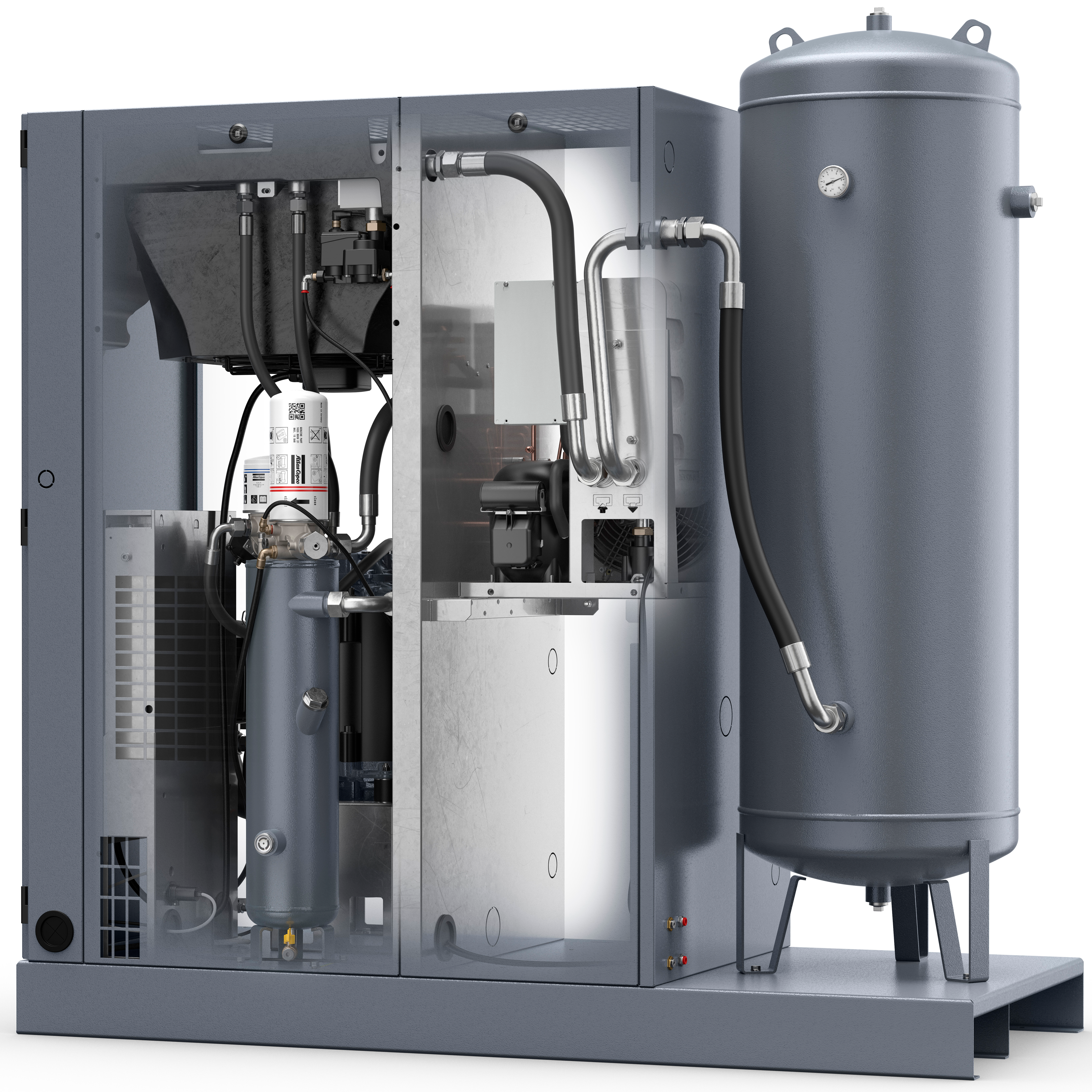 Atlas Copco GA5-18VSDS Variable Speed Rotary Screw Air Compressor Series