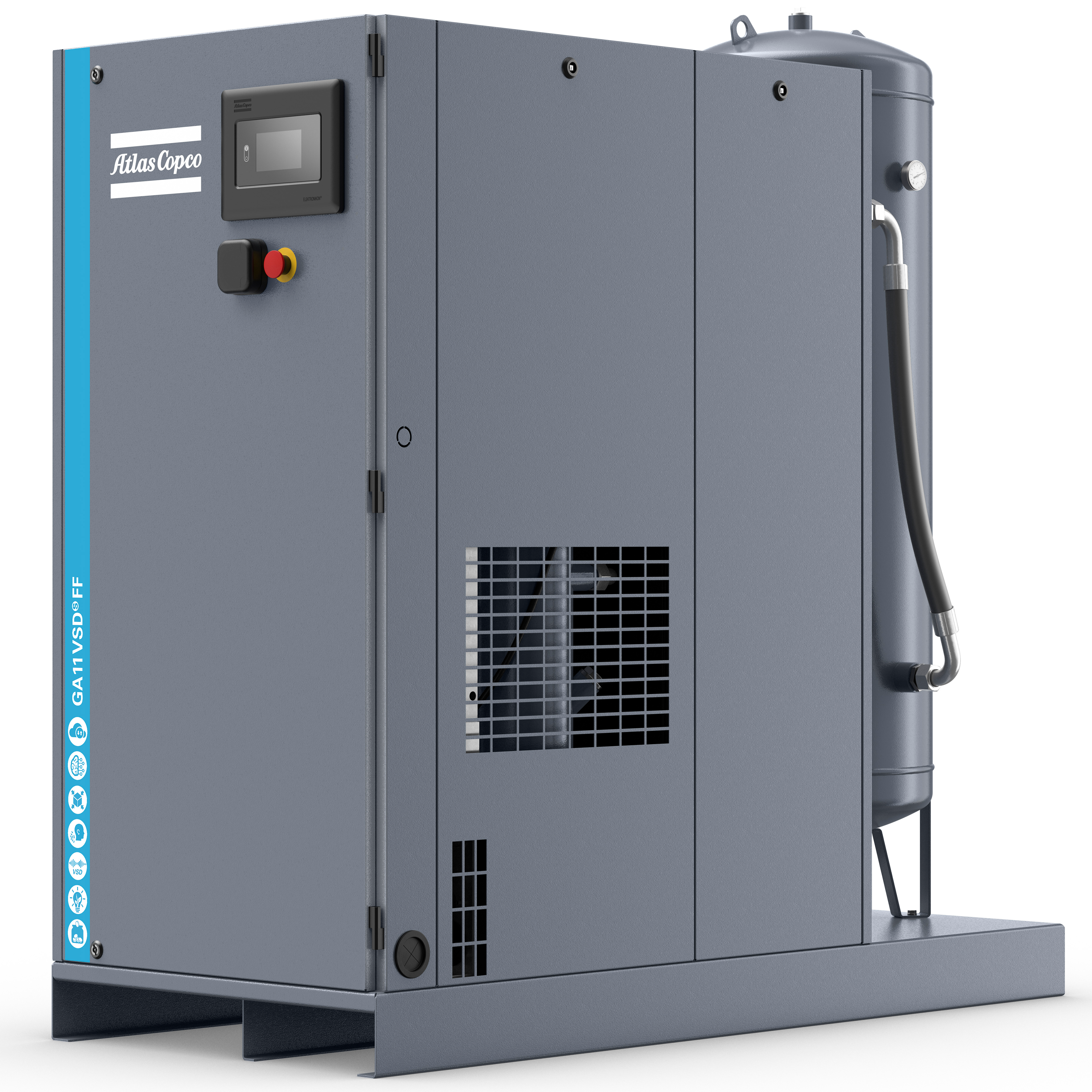 Atlas Copco GA5-18VSDS Variable Speed Rotary Screw Air Compressor Series