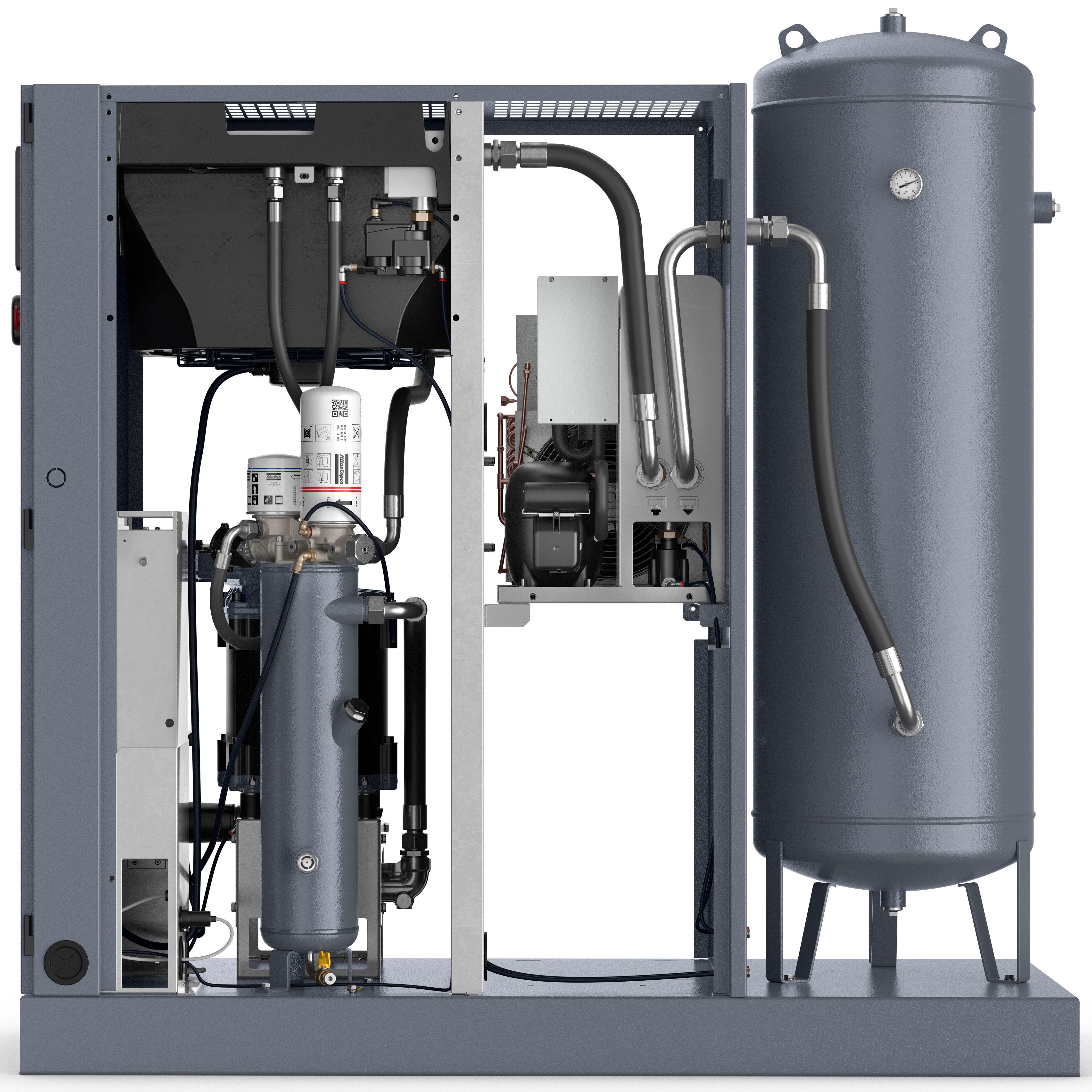 Atlas Copco GA5-18VSDS Variable Speed Rotary Screw Air Compressor Series