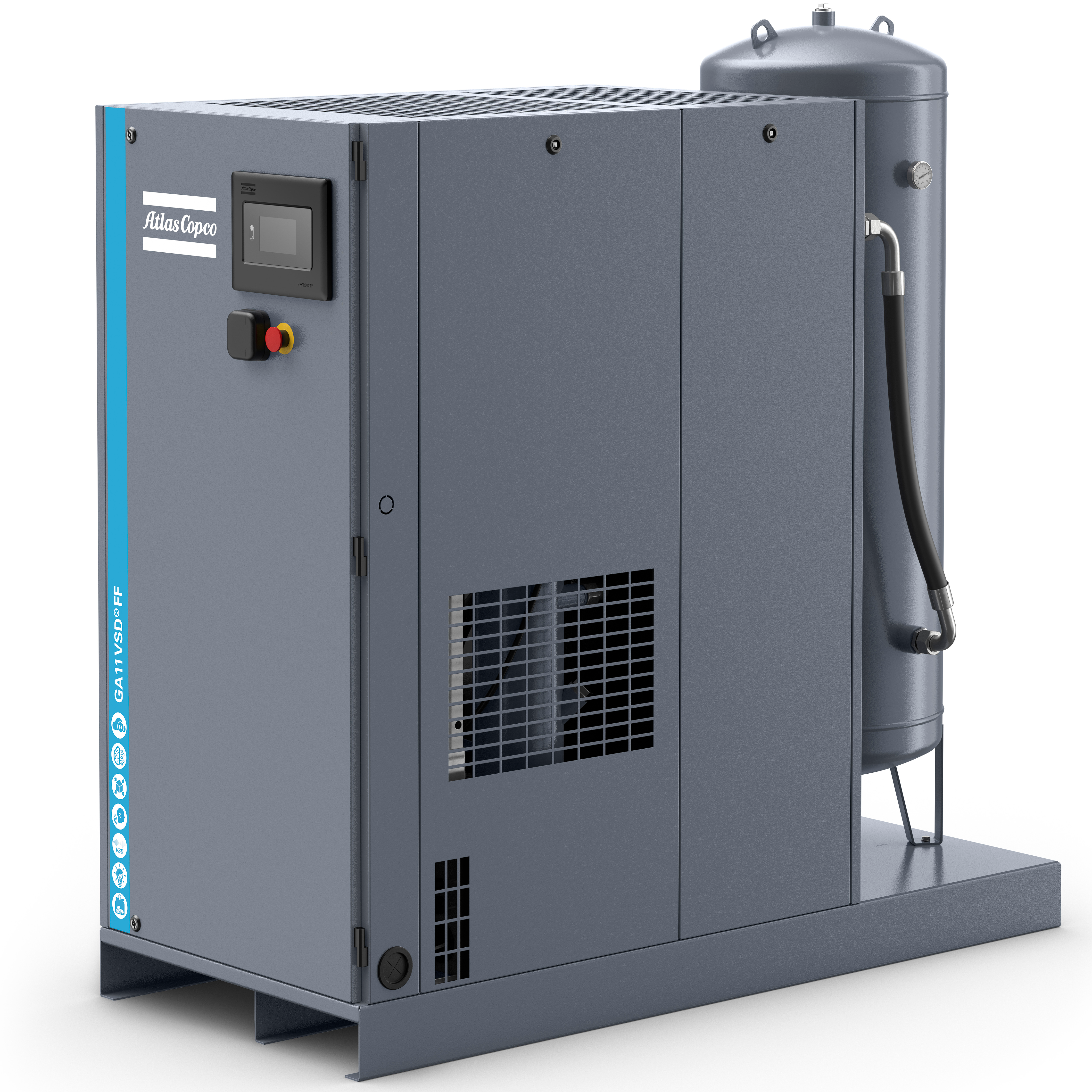 Atlas Copco GA5-18VSDS Variable Speed Rotary Screw Air Compressor Series