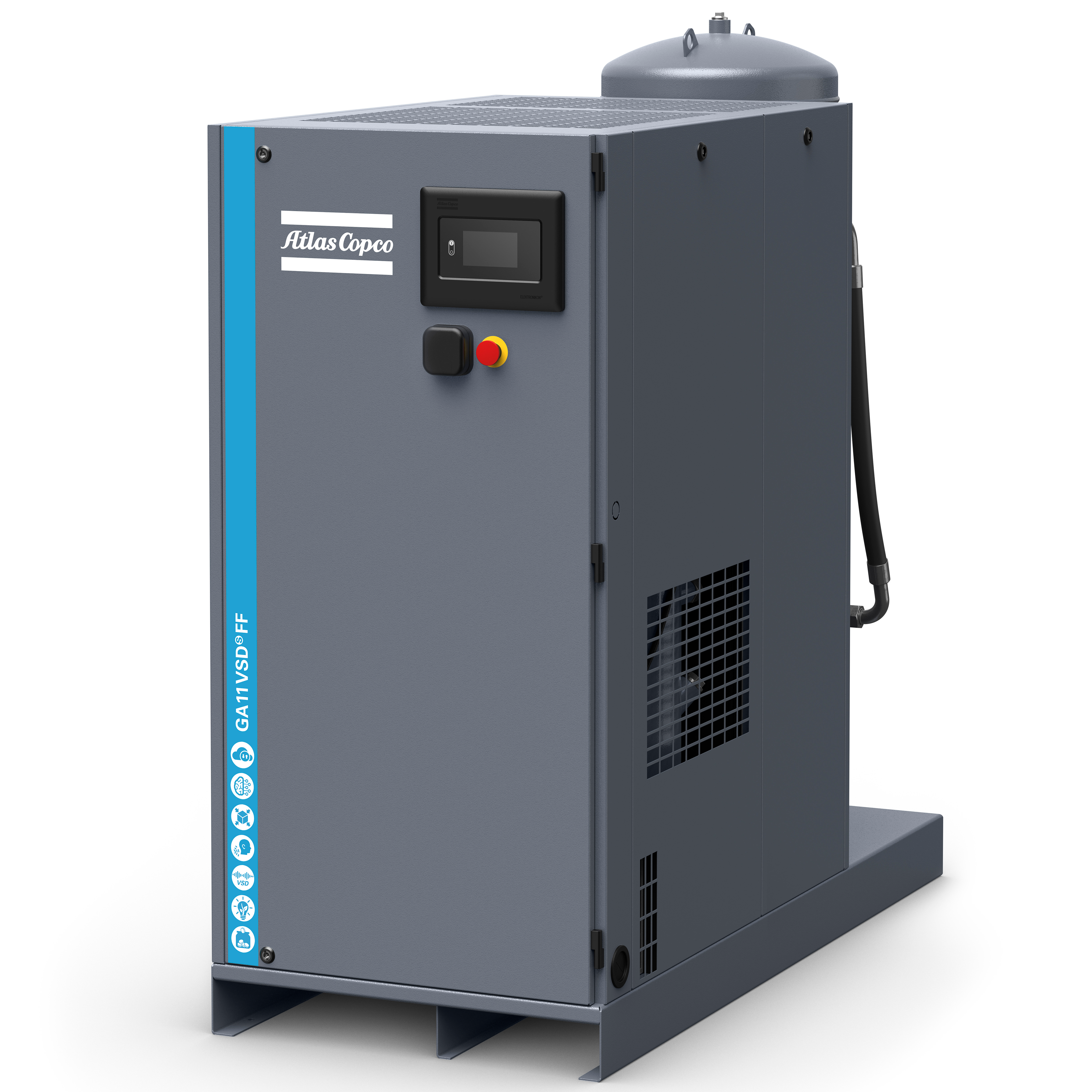 Atlas Copco GA5-18VSDS Variable Speed Rotary Screw Air Compressor Series