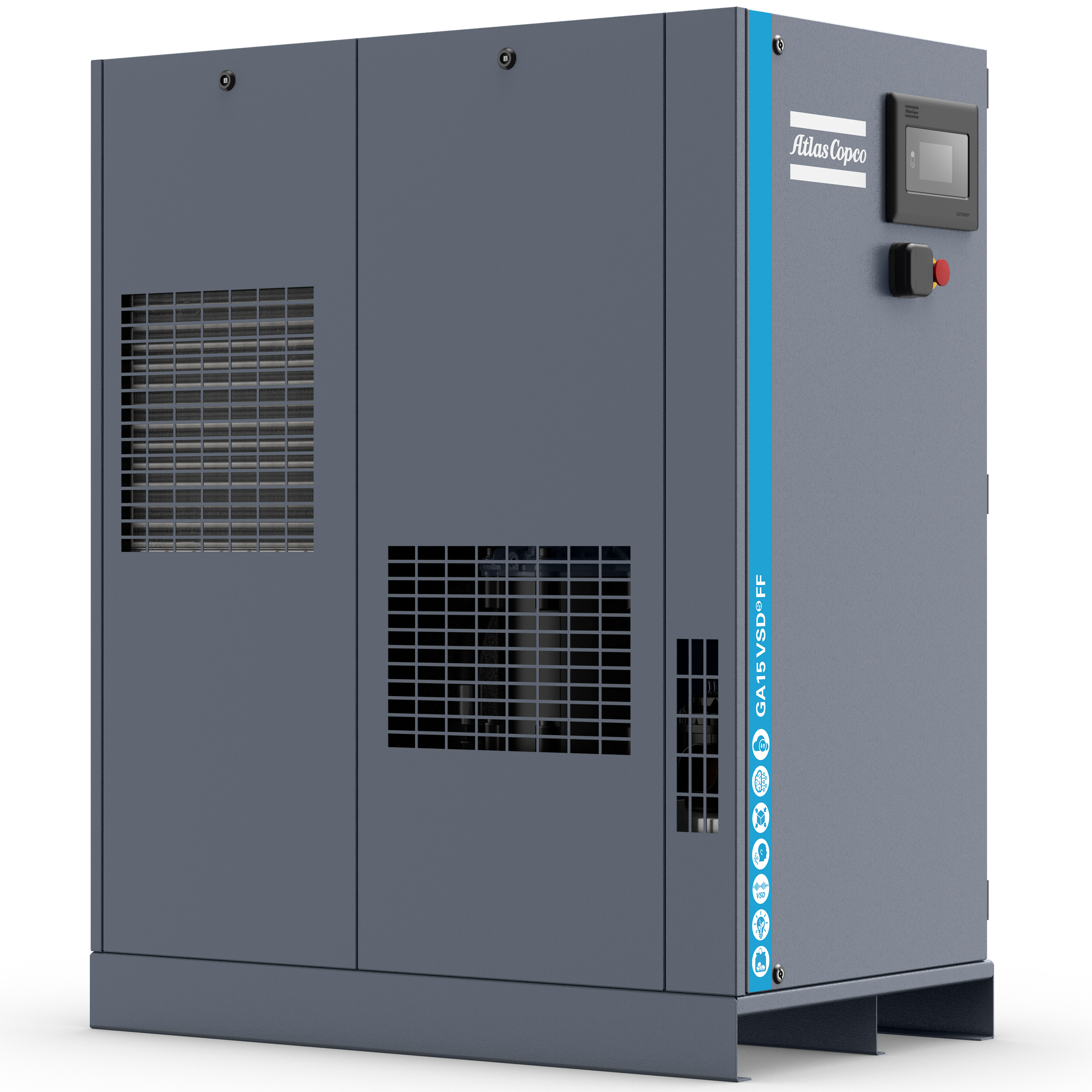 Atlas Copco GA5-18VSDS Variable Speed Rotary Screw Air Compressor Series