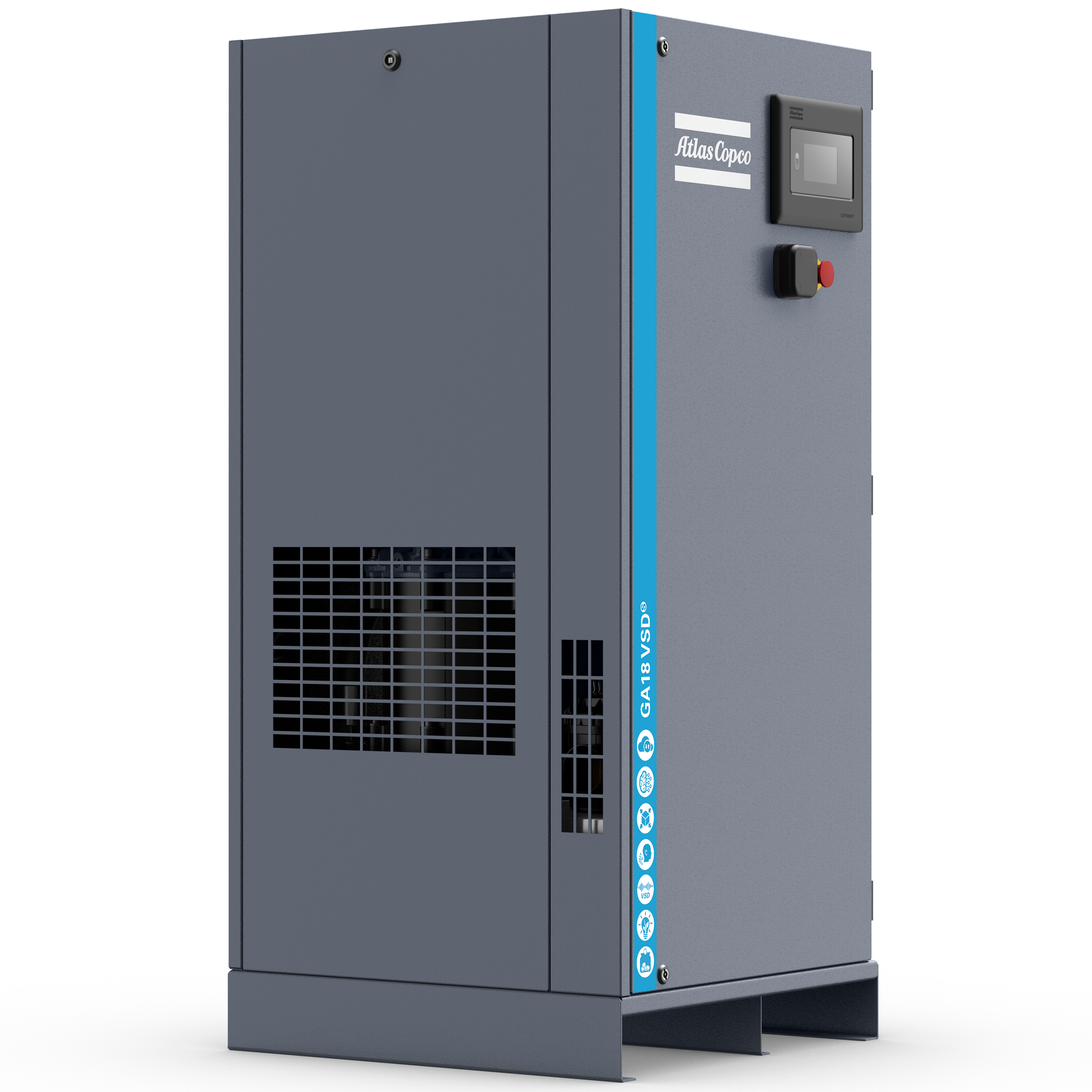 Atlas Copco GA5-18VSDS Variable Speed Rotary Screw Air Compressor Series
