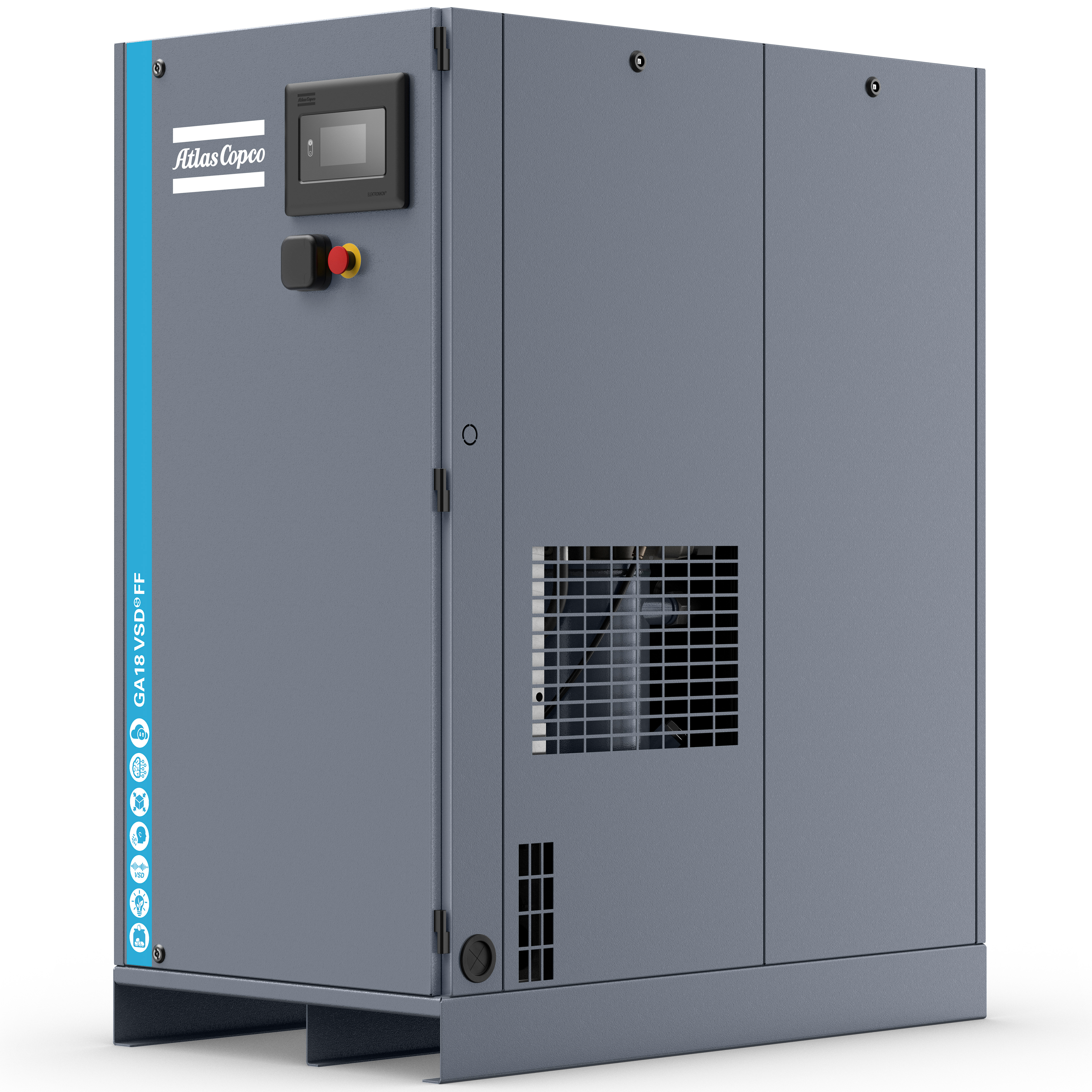 Atlas Copco GA5-18VSDS Variable Speed Rotary Screw Air Compressor Series