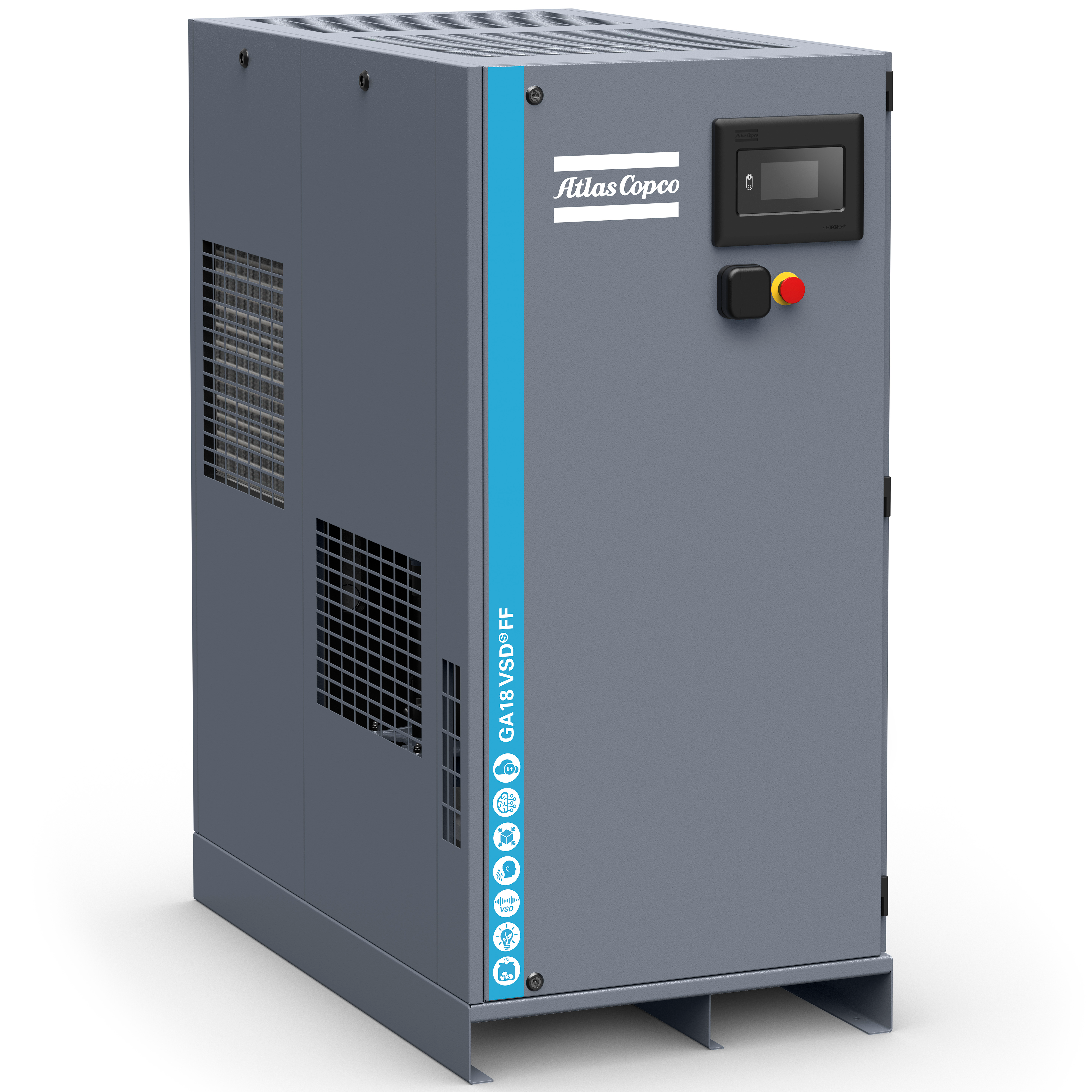 Atlas Copco GA5-18VSDS Variable Speed Rotary Screw Air Compressor Series