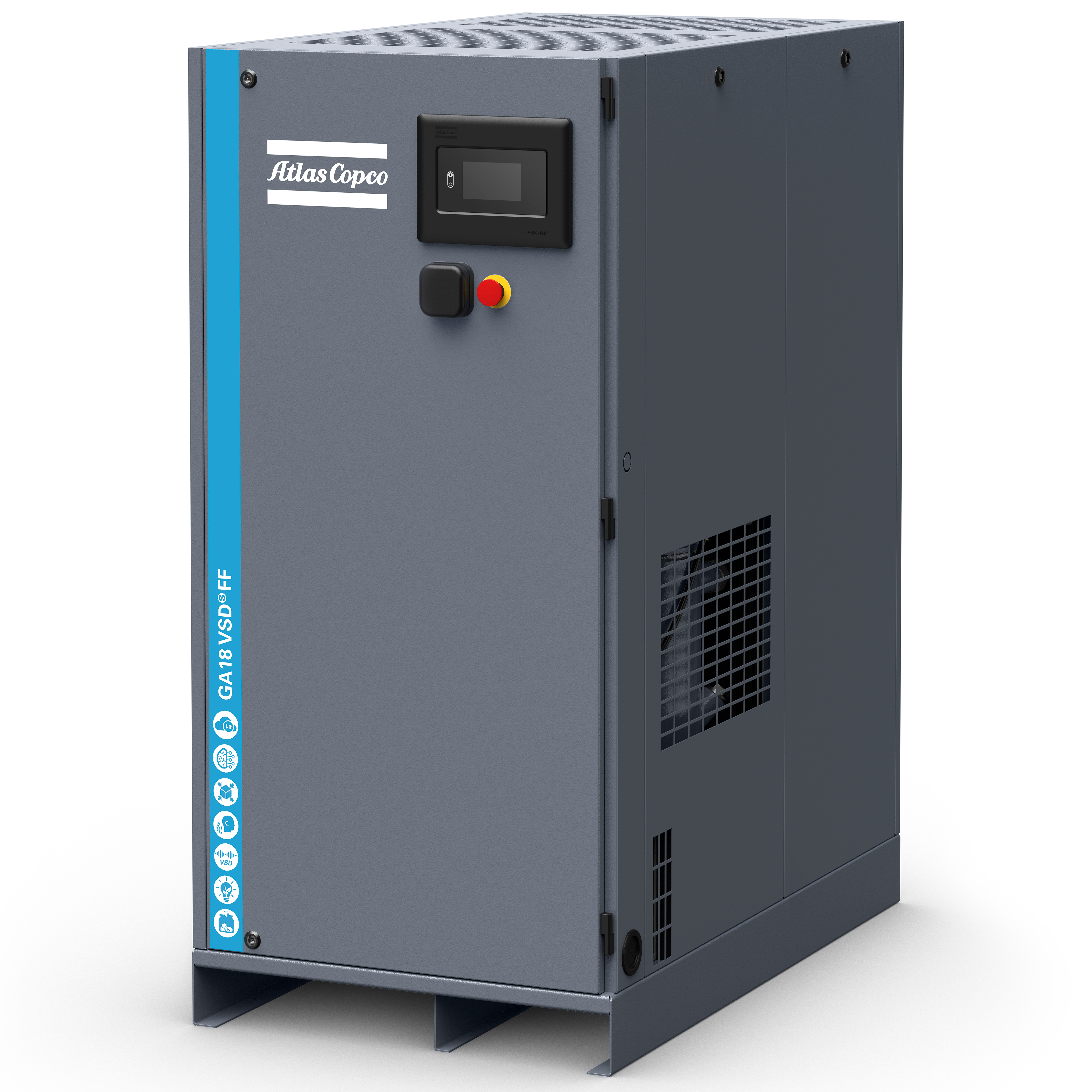 Atlas Copco GA5-18VSDS Variable Speed Rotary Screw Air Compressor Series
