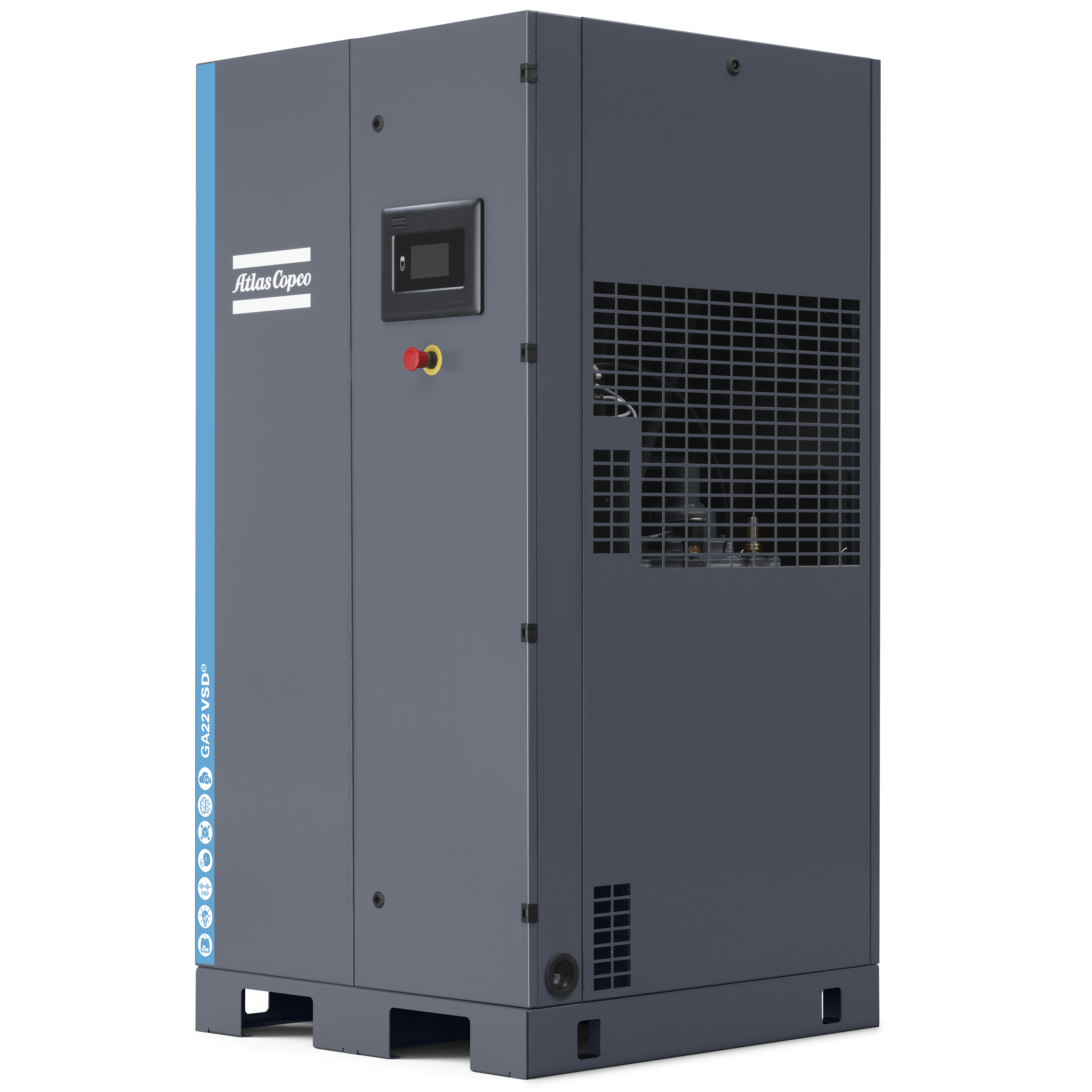 Atlas Copco GA22-37 VSDS Variable Speed Rotary Screw Air Compressor