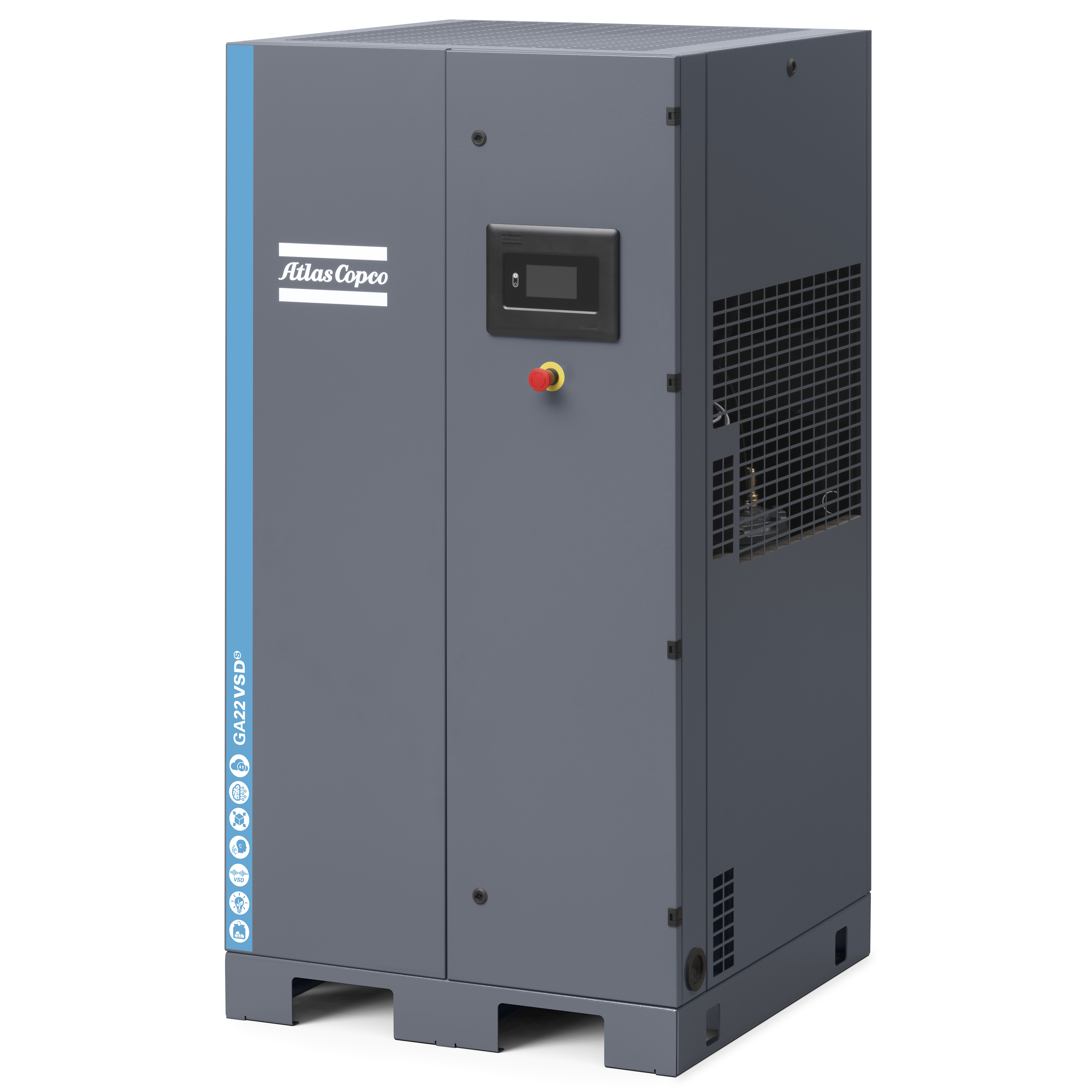 Atlas Copco GA22-37 VSDS Variable Speed Rotary Screw Air Compressor