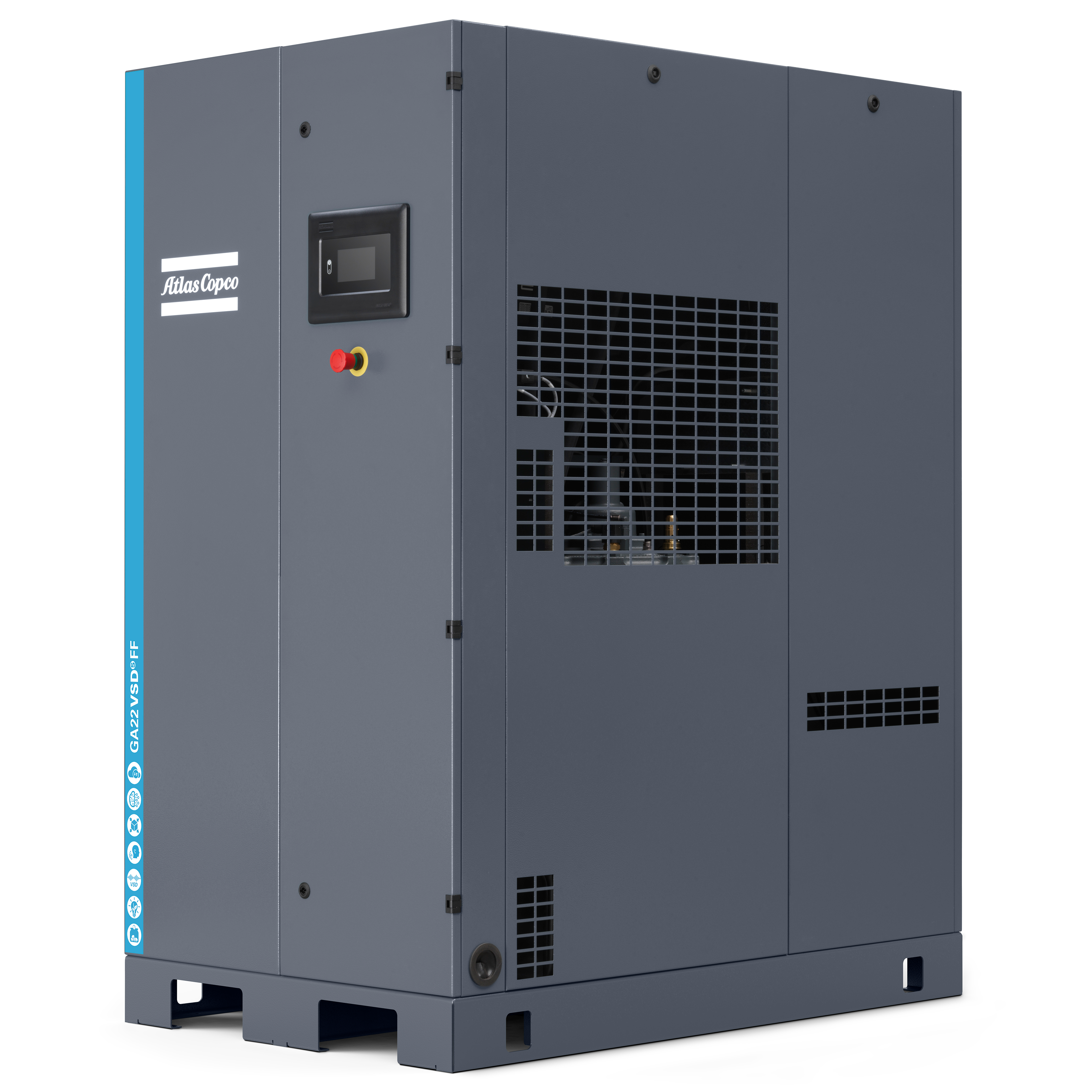 Atlas Copco GA22-37 VSDS Variable Speed Rotary Screw Air Compressor