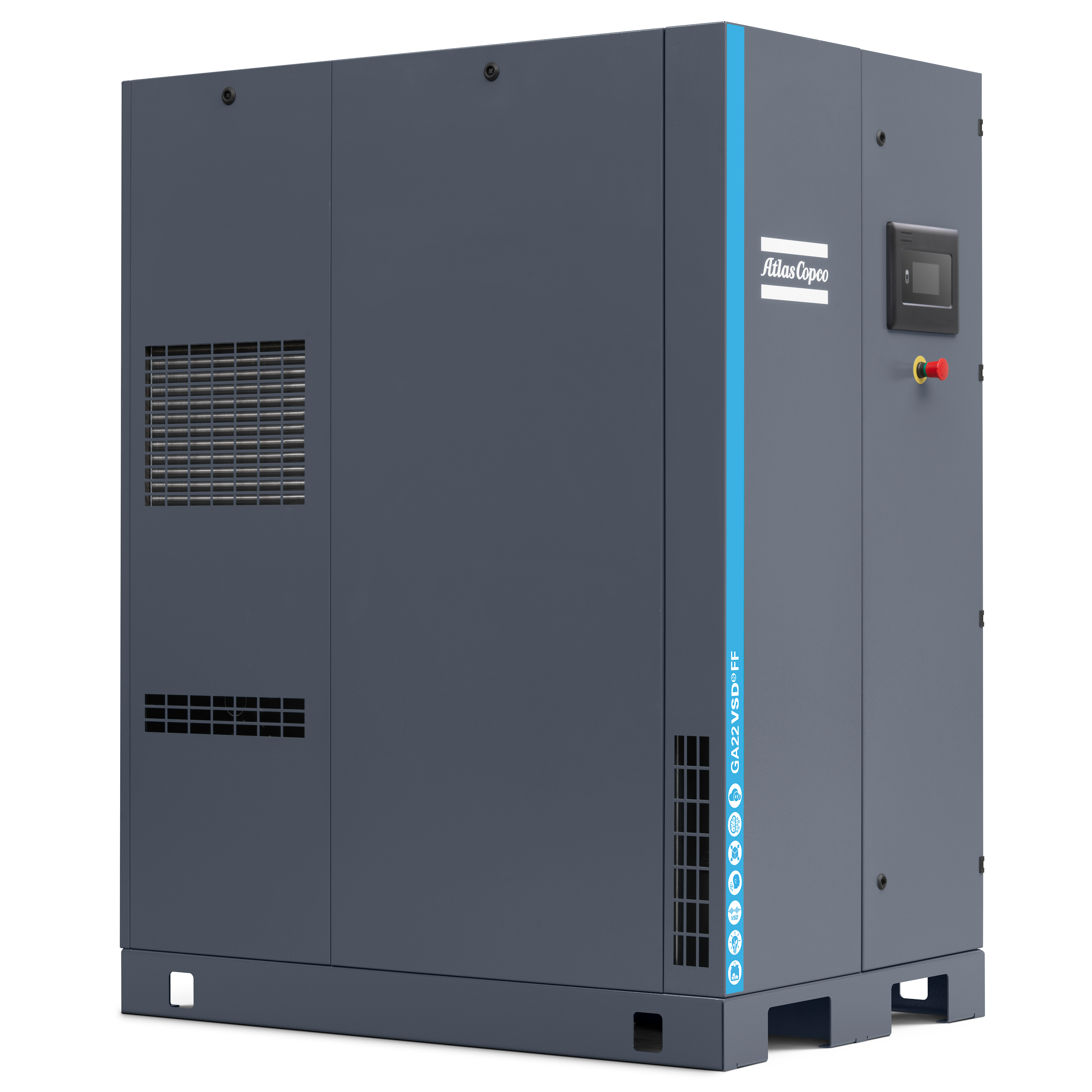 Atlas Copco GA22-37 VSDS Variable Speed Rotary Screw Air Compressor