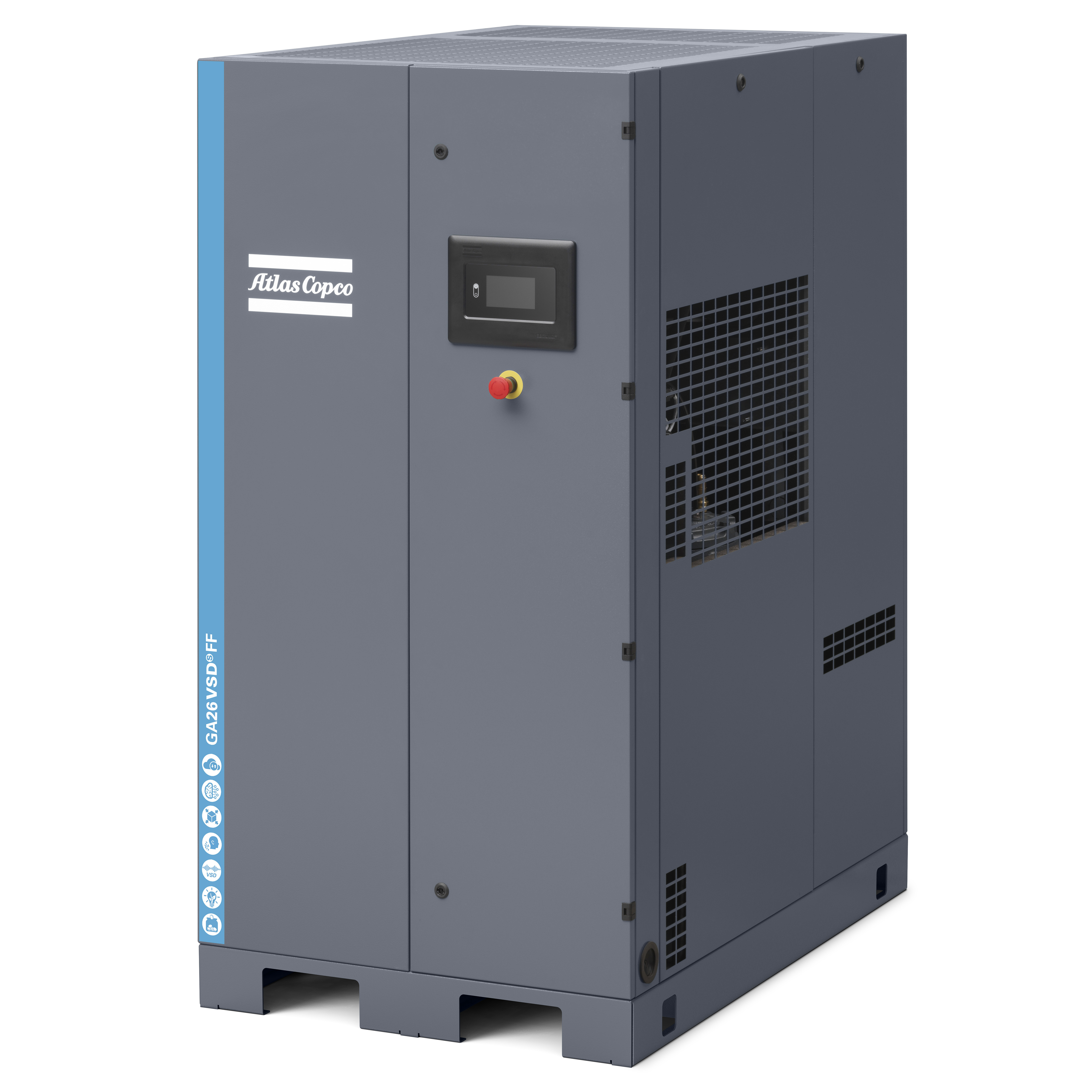 Atlas Copco GA22-37 VSDS Variable Speed Rotary Screw Air Compressor