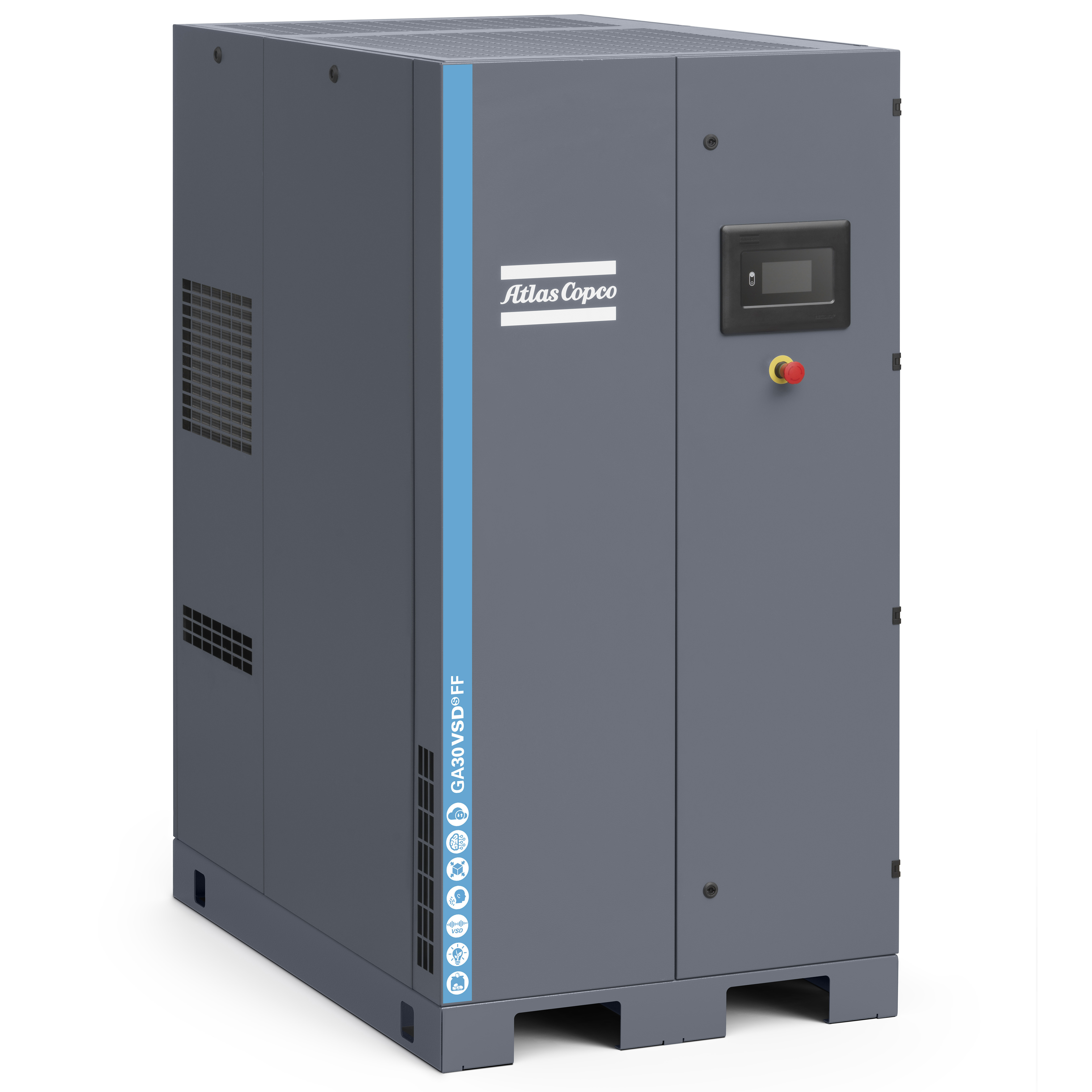 Atlas Copco GA22-37 VSDS Variable Speed Rotary Screw Air Compressor