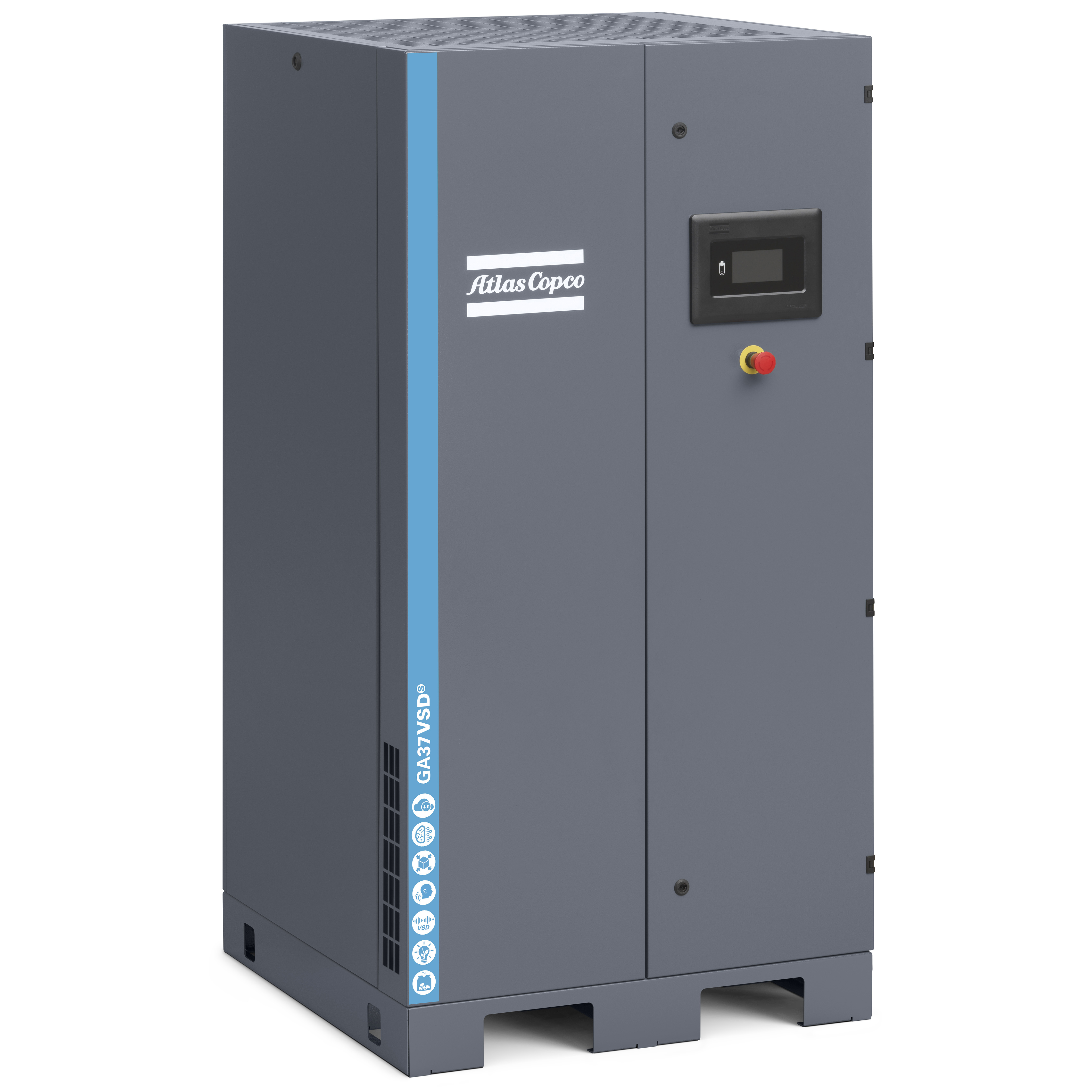 Atlas Copco GA22-37 VSDS Variable Speed Rotary Screw Air Compressor