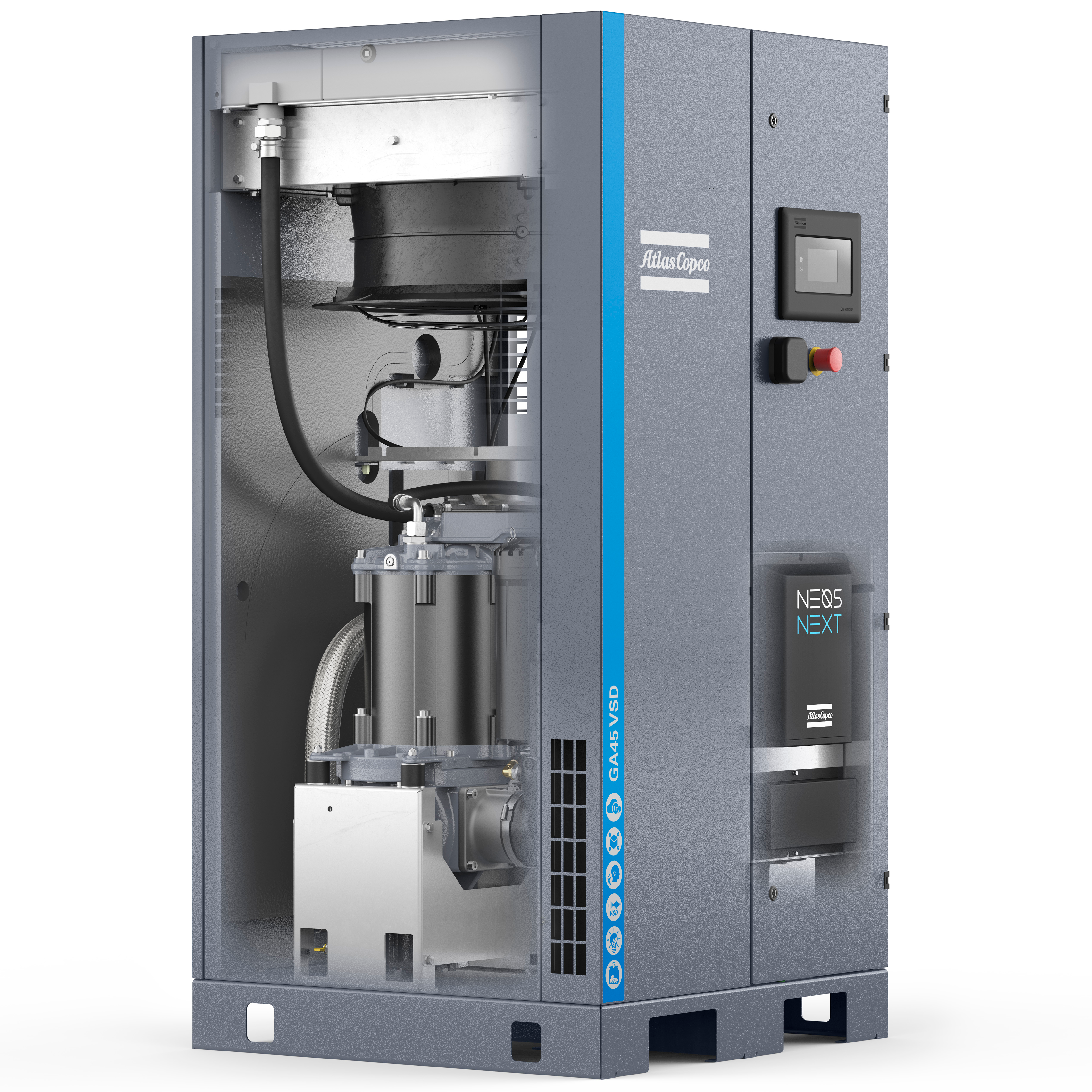 Atlas Copco GA30+-45 Rotary Screw Air Compressor Series