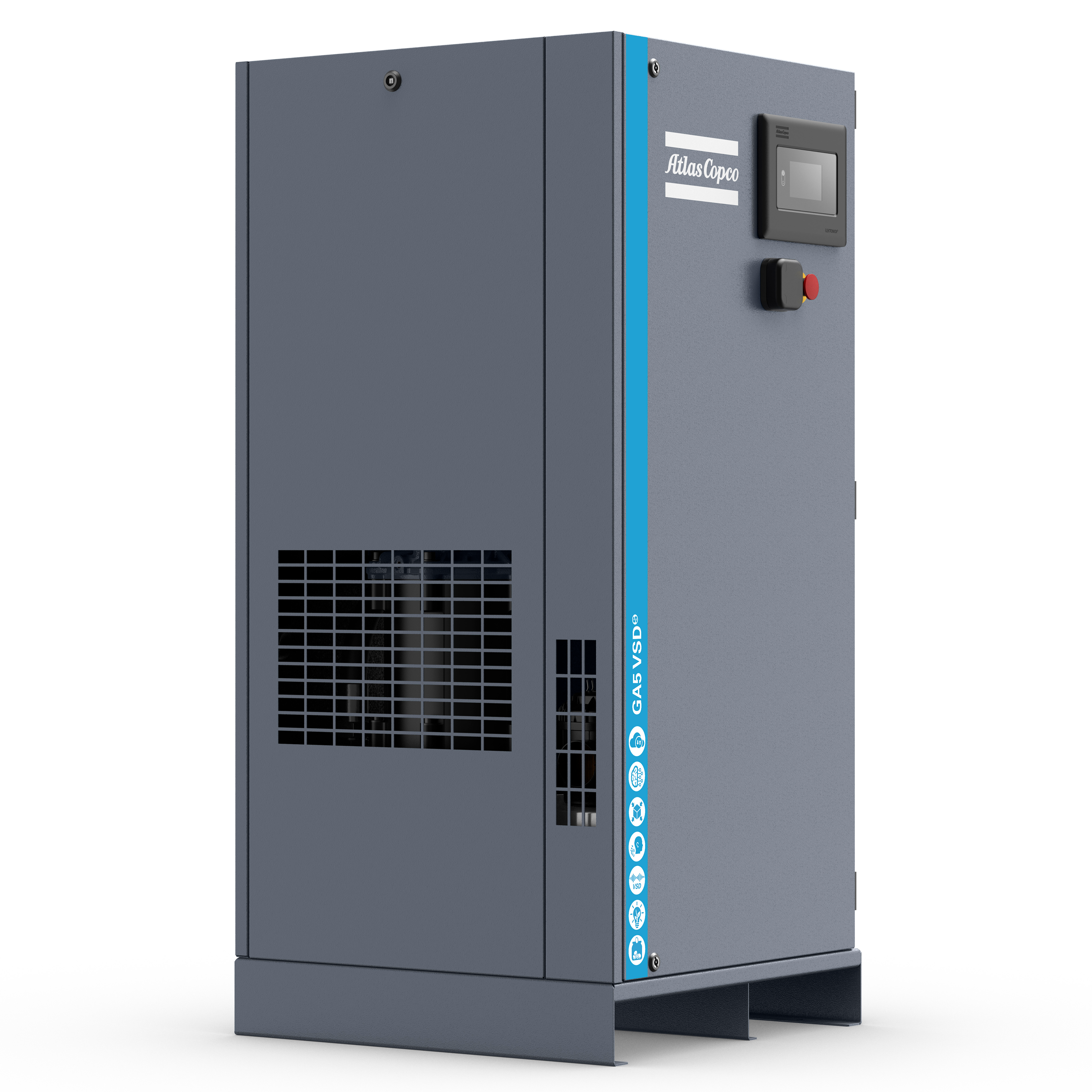 Atlas Copco GA5-18VSDS Variable Speed Rotary Screw Air Compressor Series