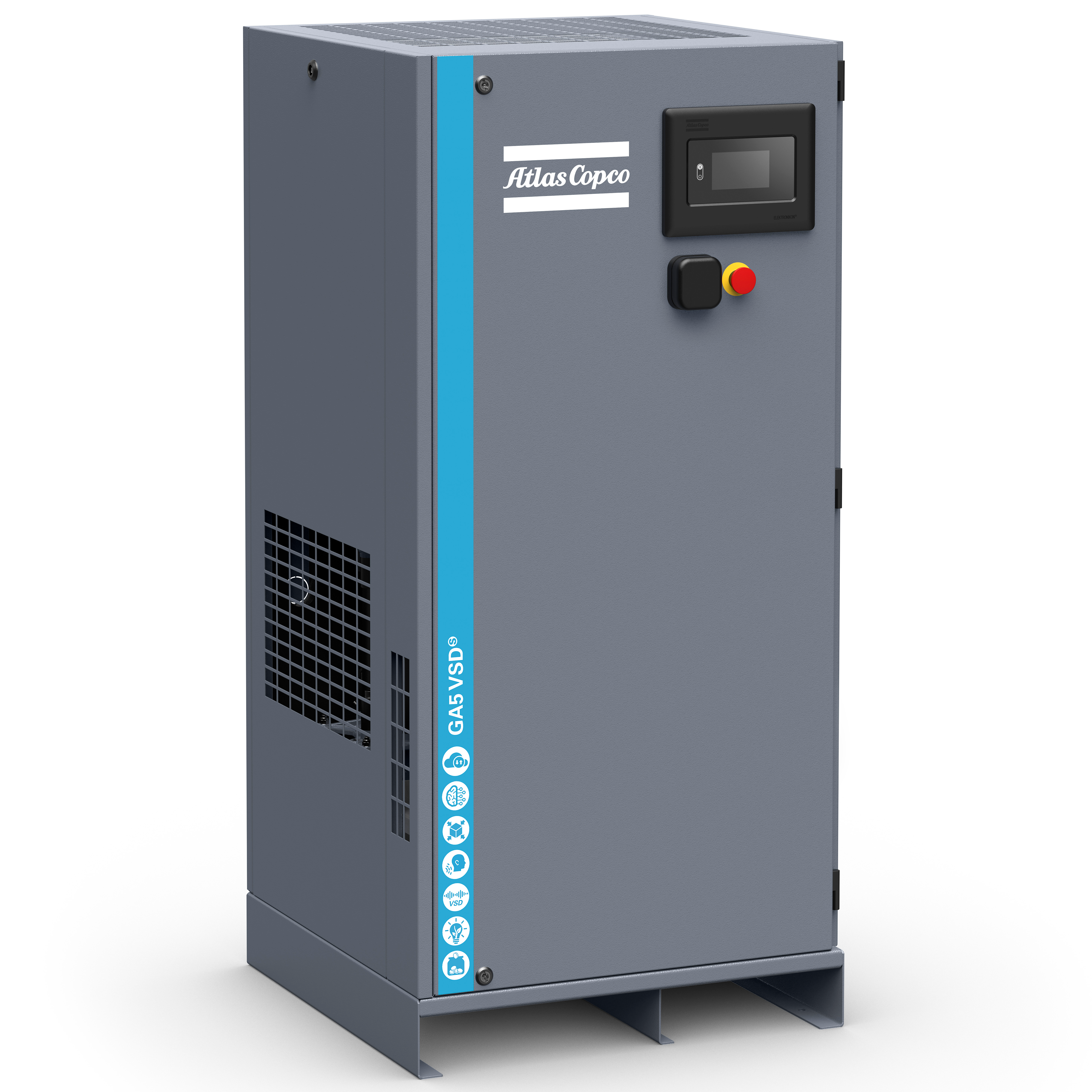 Atlas Copco GA5-18VSDS Variable Speed Rotary Screw Air Compressor Series