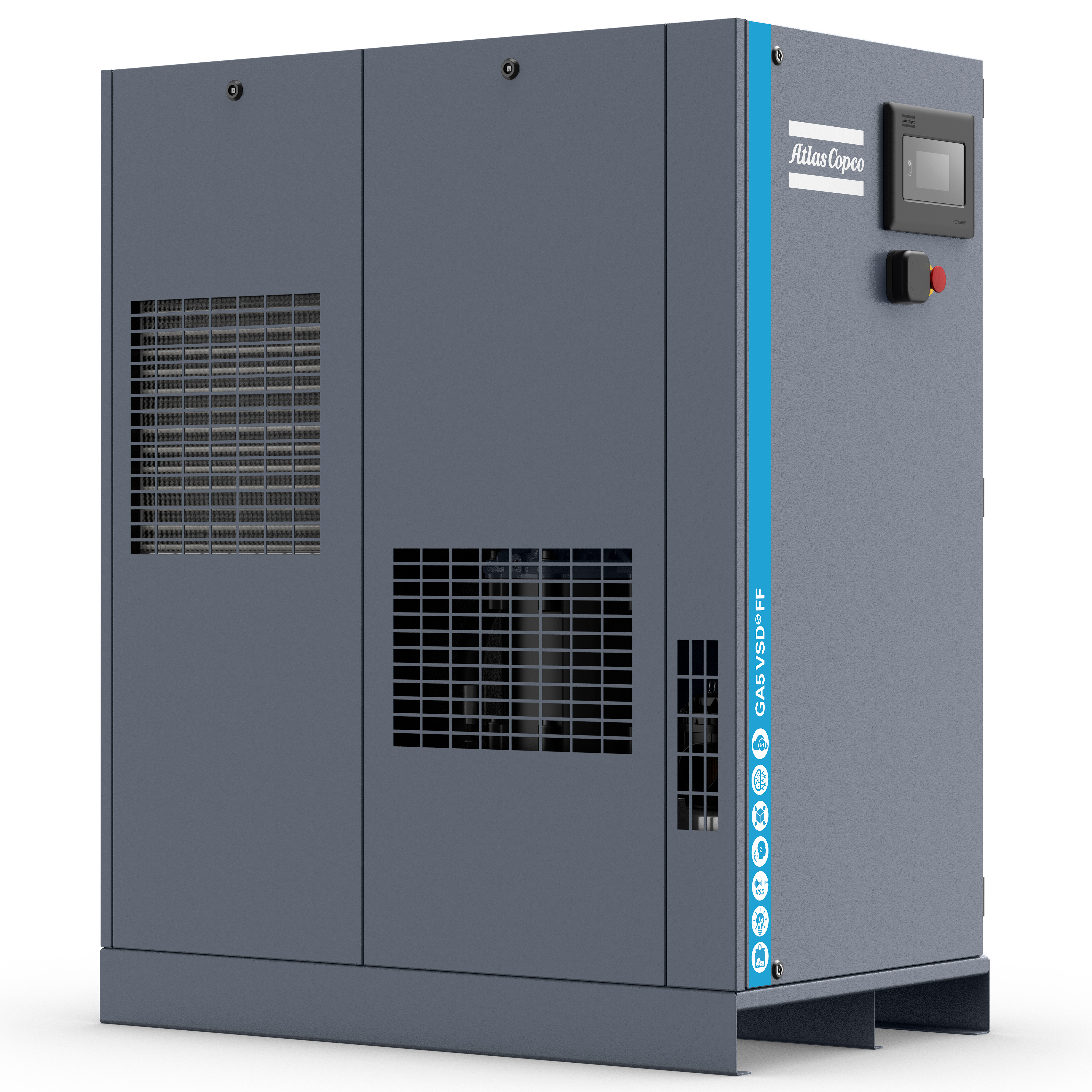 Atlas Copco GA5-18VSDS Variable Speed Rotary Screw Air Compressor Series