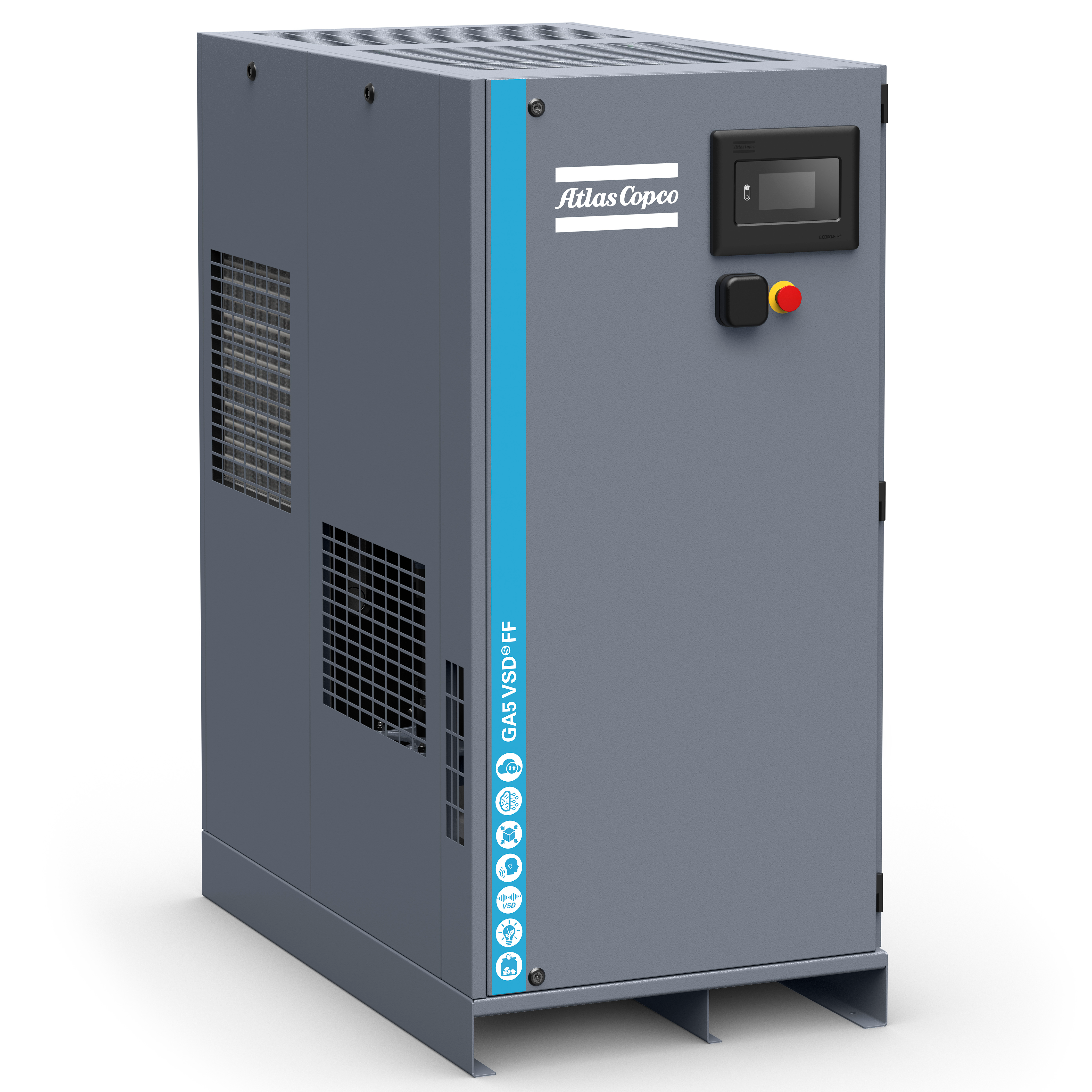 Atlas Copco GA5-18VSDS Variable Speed Rotary Screw Air Compressor Series