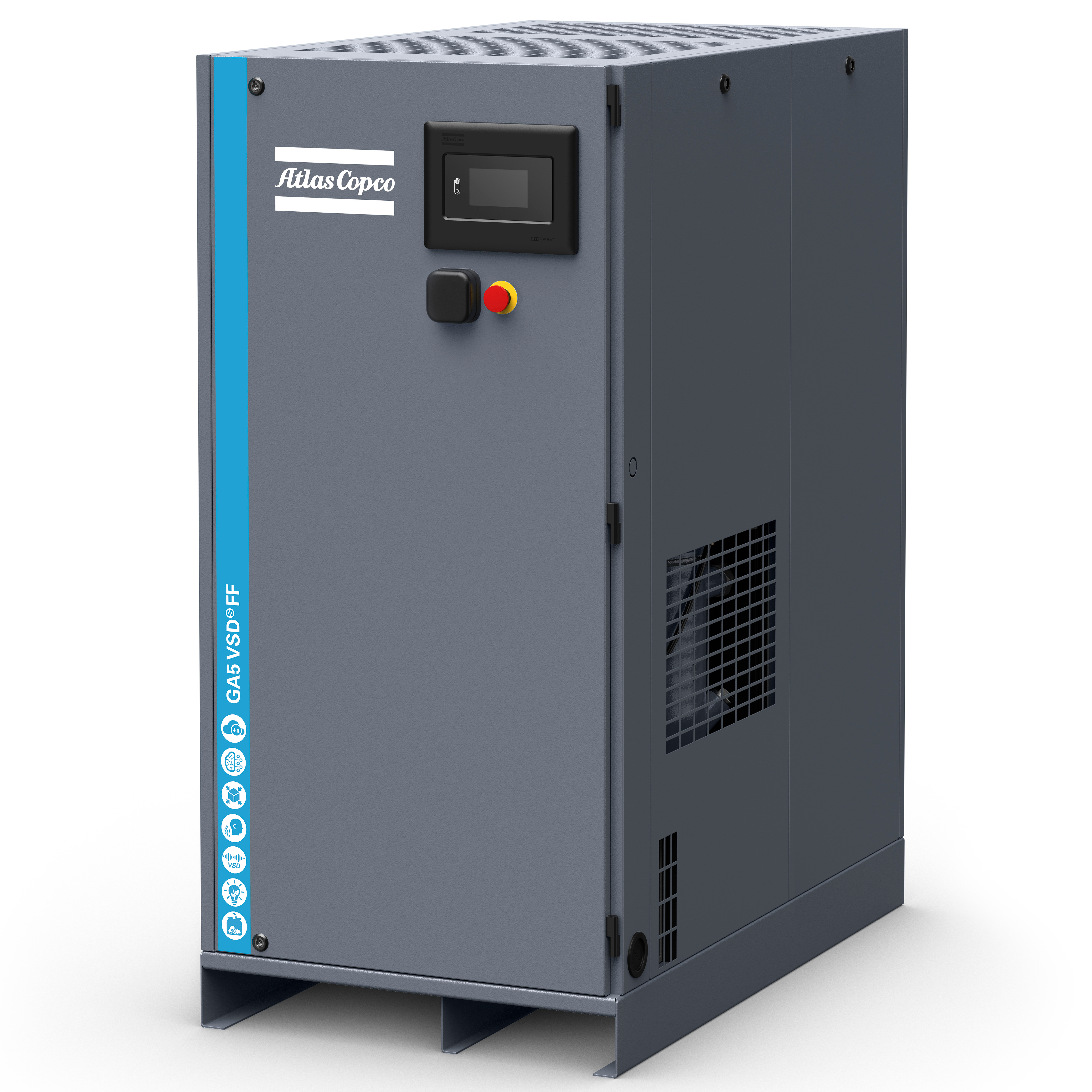 Atlas Copco GA5-18VSDS Variable Speed Rotary Screw Air Compressor Series