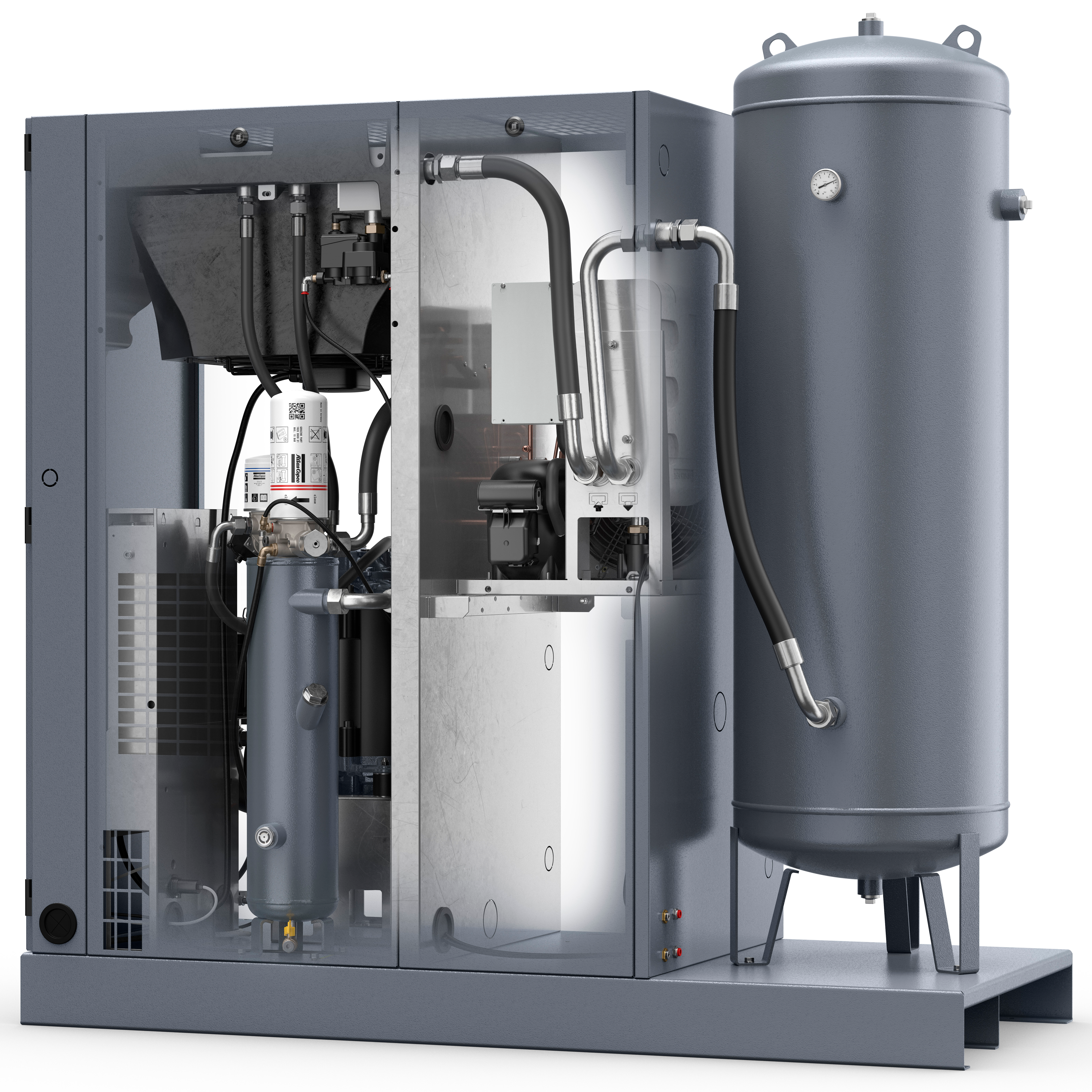 Atlas Copco GA5-18VSDS Variable Speed Rotary Screw Air Compressor Series