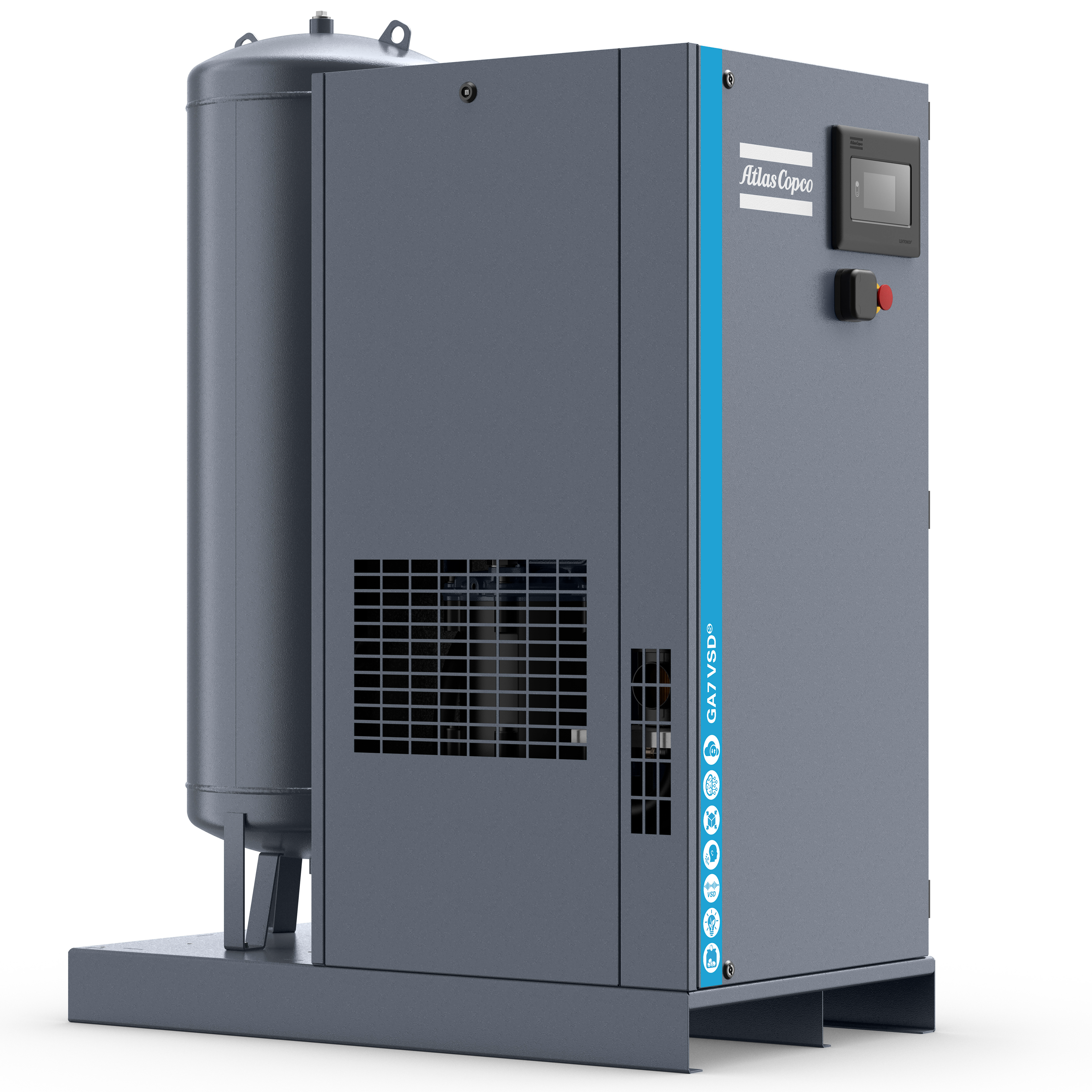 Atlas Copco GA5-18VSDS Variable Speed Rotary Screw Air Compressor Series