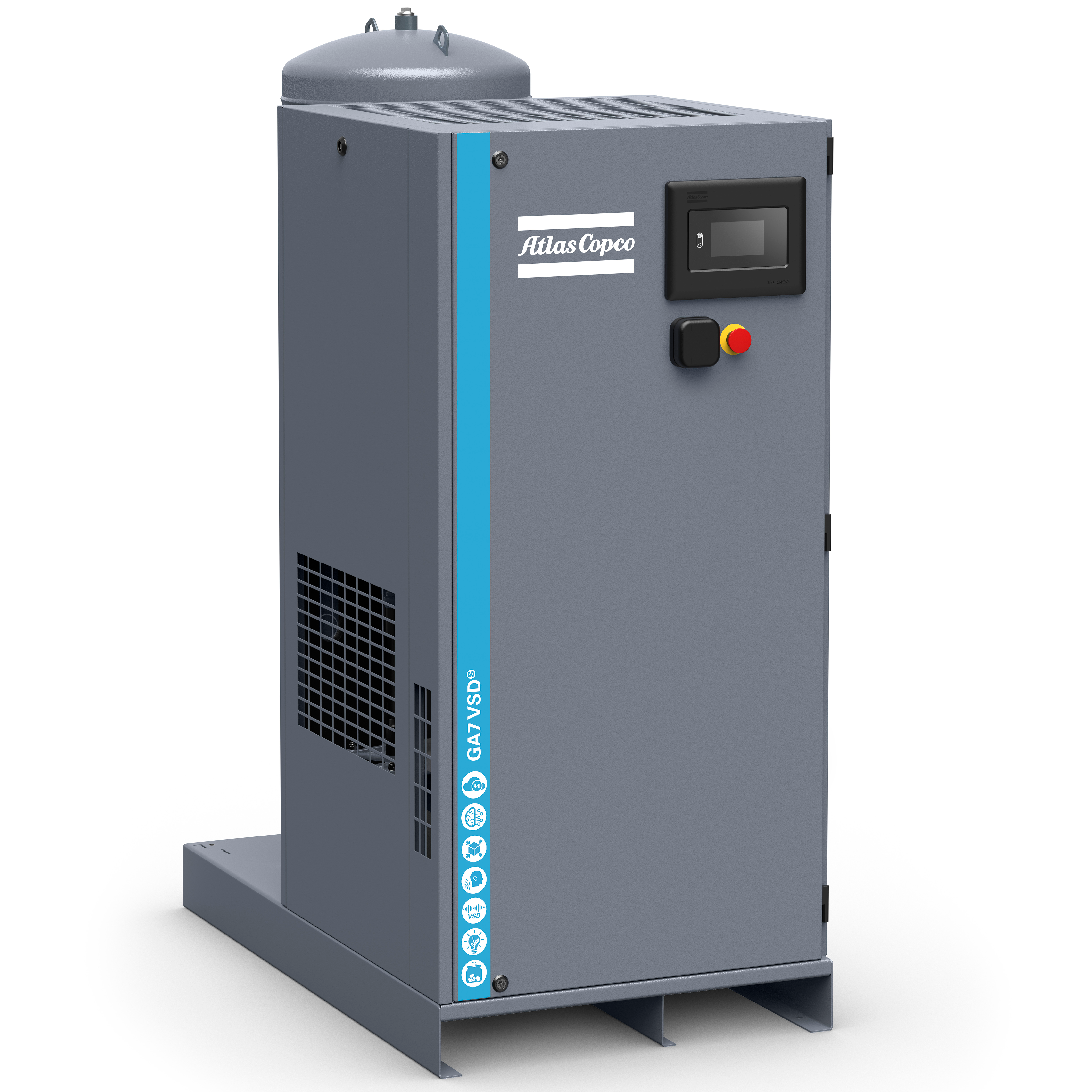 Atlas Copco GA5-18VSDS Variable Speed Rotary Screw Air Compressor Series
